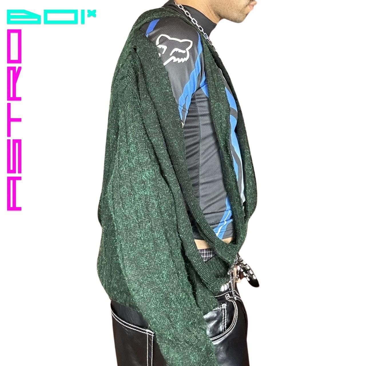Other ASTROBOI* CUT OUT WOOL GREEN SWEATER_ GREEN _ LARGE Size US L / EU 52-54 / 3 - 4 Thumbnail