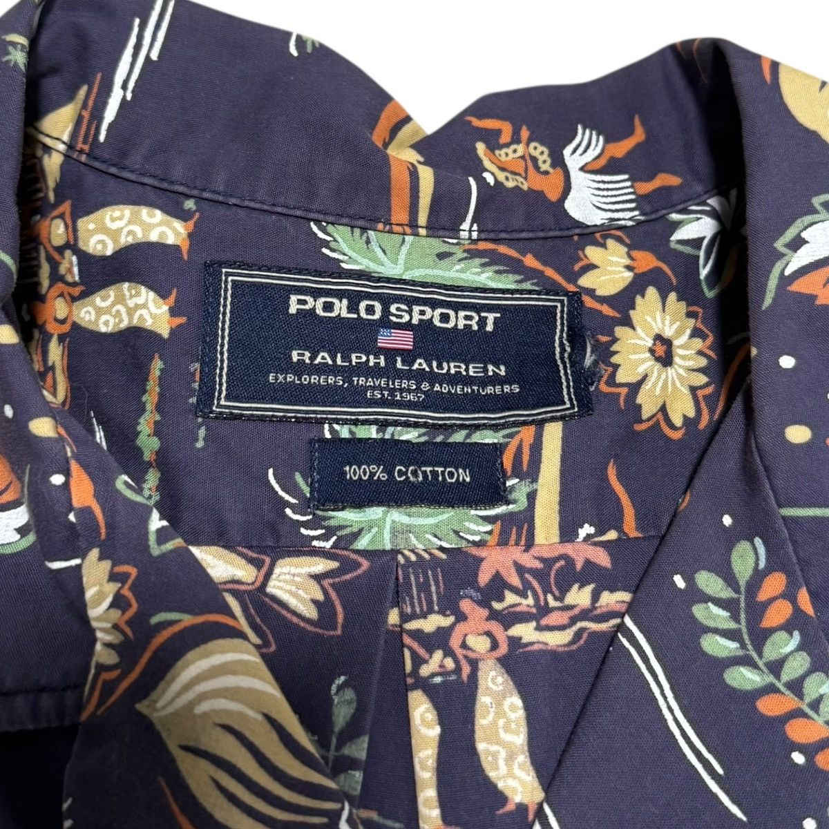 Polo Ralph Lauren Polo Sport Ralph Lauren Fish Coral Ocean Button Up Shirt L Size US L / EU 52-54 / 3 - 4 Thumbnail