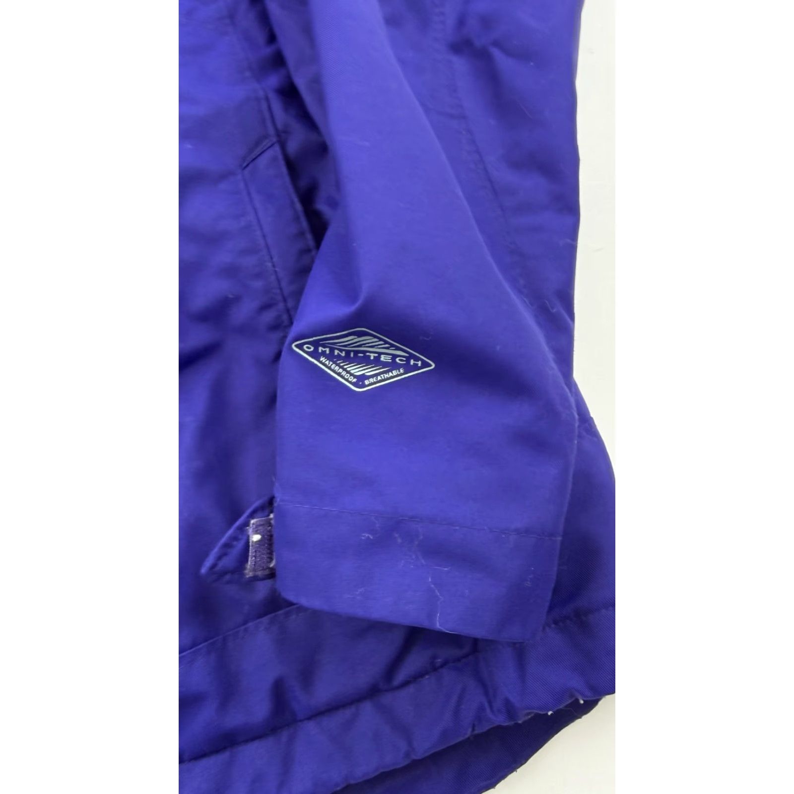 Vintage Columbia Jacket XL Purple Omni-Tech Interchange Waterproof Breathable Ski Womens Size XL / US 12-14 / IT 48-50 - 4 Thumbnail