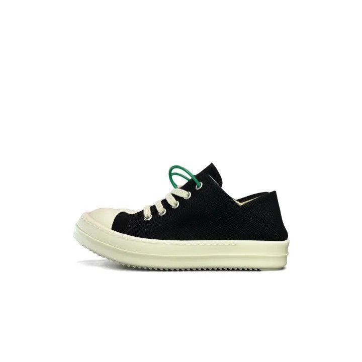Rick Owens Rick Owens DRKSHDW Women's Black Low-Top Sneakers Size US 5 / IT 35 - 3 Thumbnail