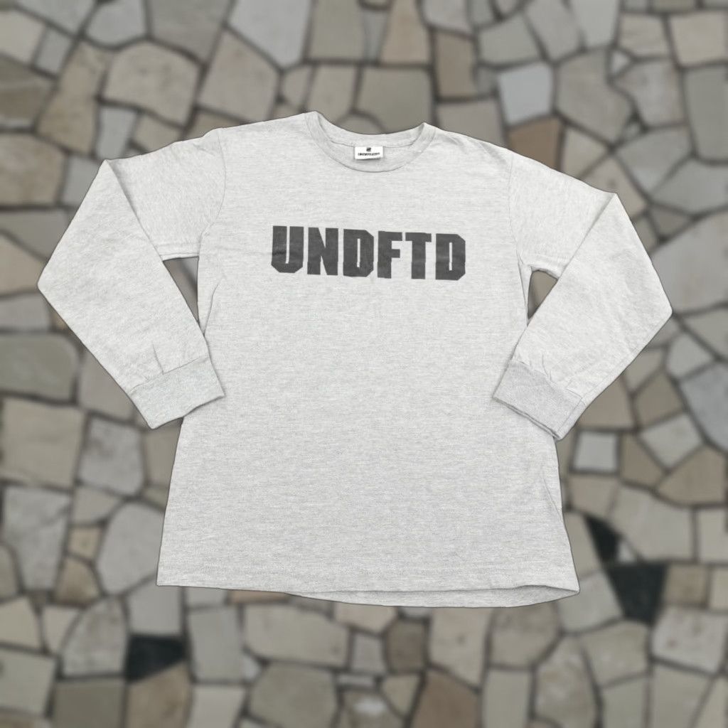 Undefeated Undefeated Shirt Mens Small Gray Long Sleeve UNDFTD Spell Out Streetwear Skater Size US S / EU 44-46 / 1 - 1 Thumbnail