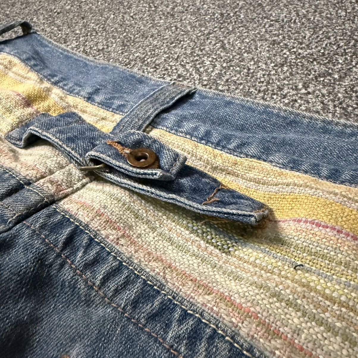 Seditionaries 🔥🔥 Y2K Baggy Flared Tweet Browny United Work Jeans Size US 33 - 9 Thumbnail