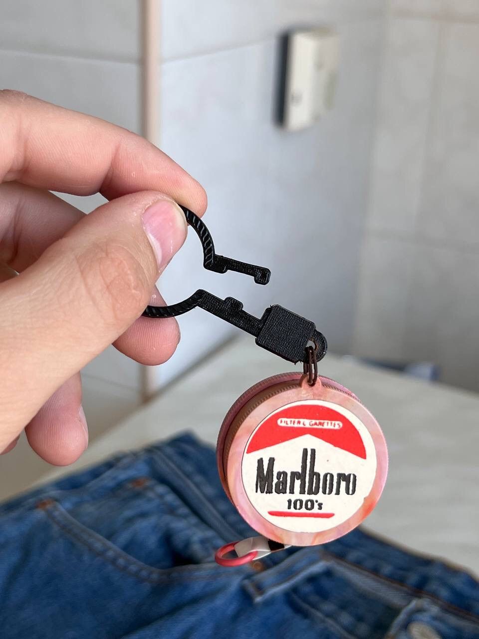 Marlboro × Vintage Vintage Marlboro 80s Pocket Key Ruler 100 cm very rare Size ONE SIZE - 8 Thumbnail