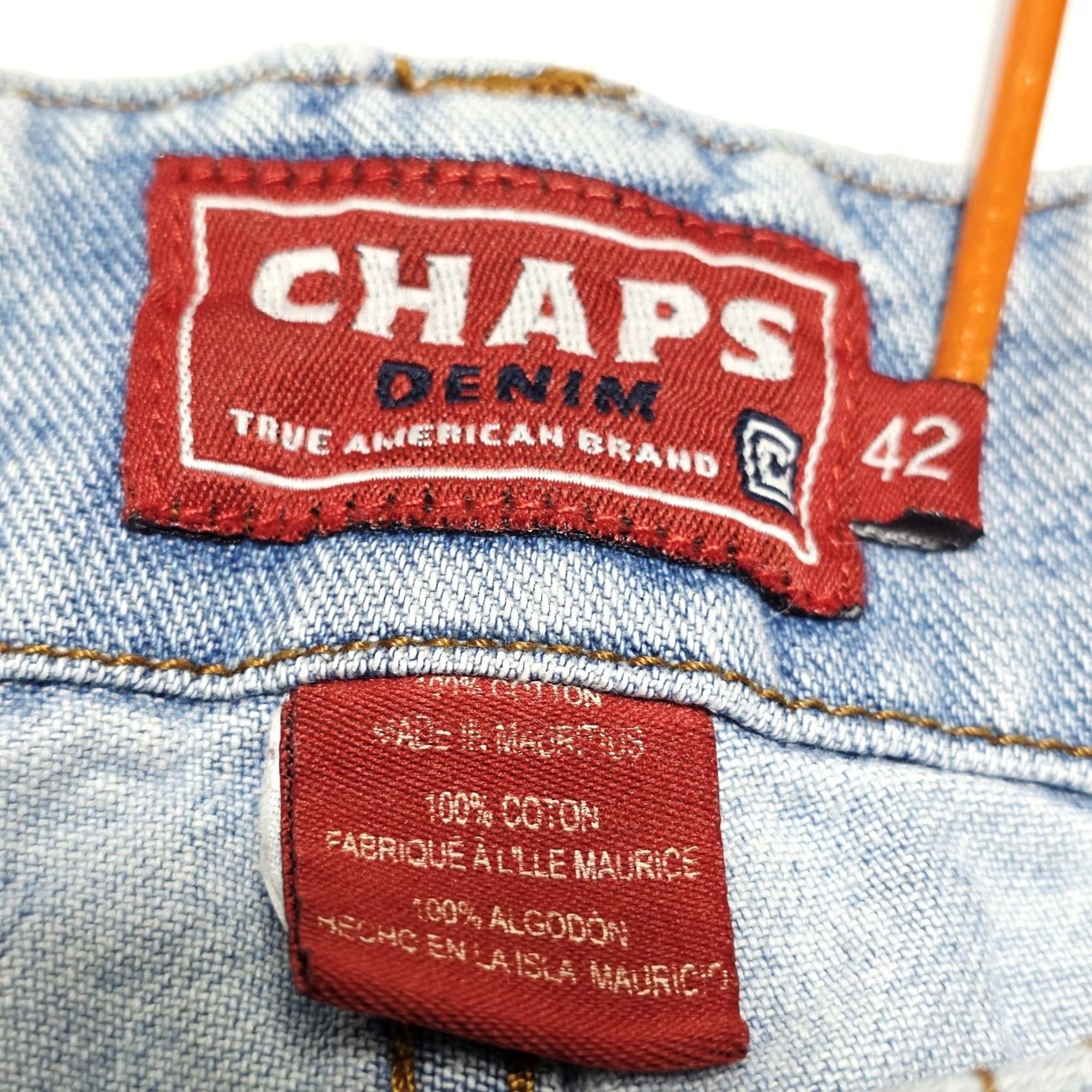 Chaps VINTAGE Chaps Mens Denim Cargo Shorts Size 42 Blue Baggy Y2K Relaxed Fit Medium Wash Size US 42 / EU 58 - 8 Thumbnail