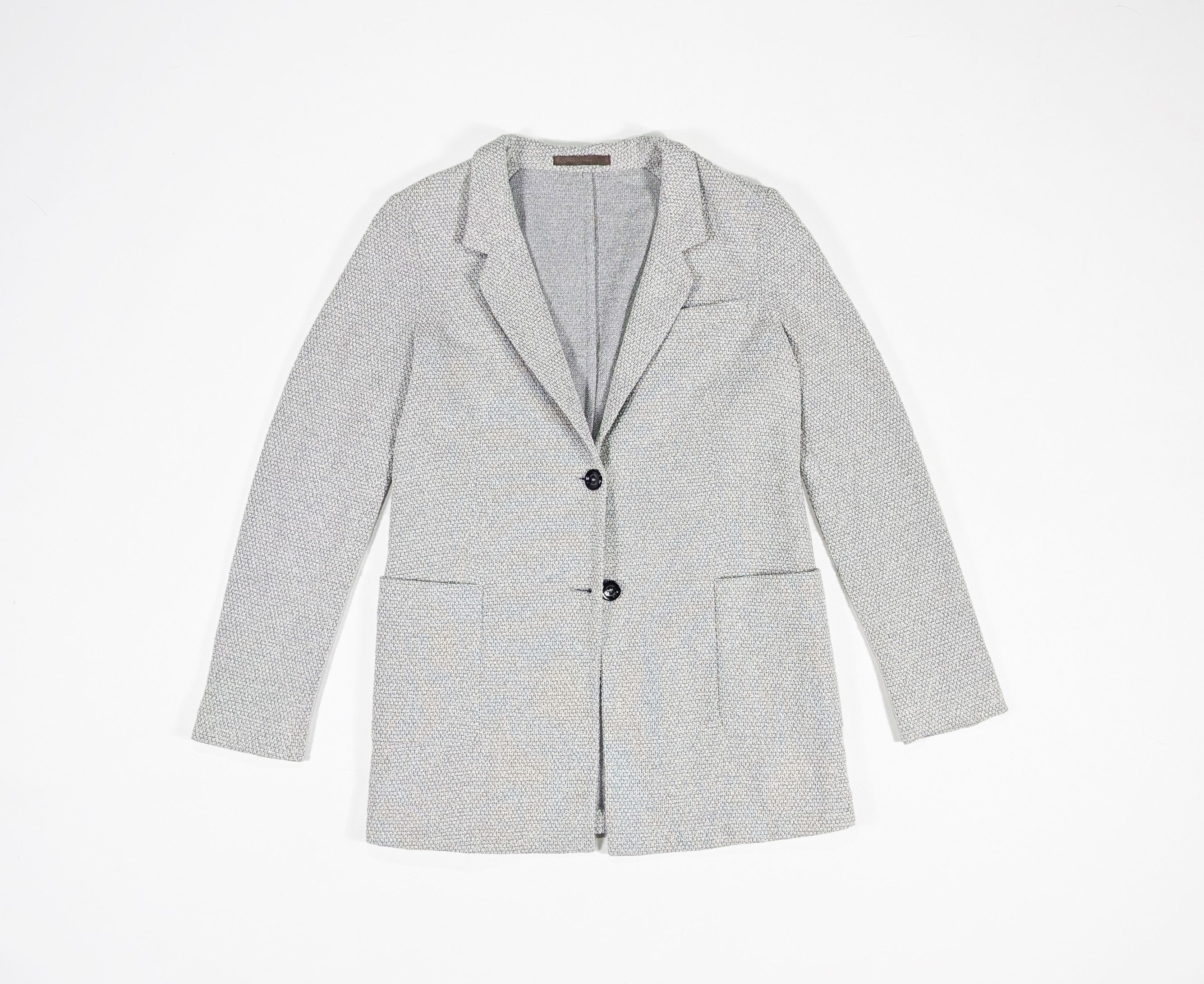 Eleventy Eleventy Textured Stretch Cotton Blazer Jacket Size 40 Size S / US 4 / IT 40 - 1 Thumbnail