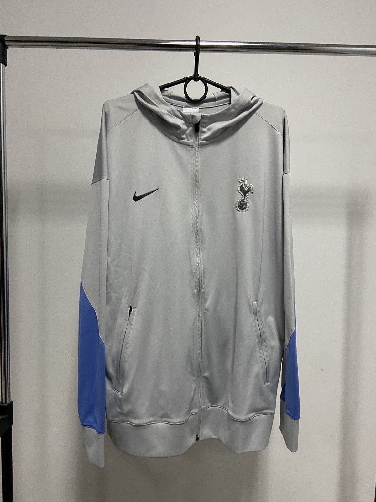 Nike × Vintage Nike Tottenham soccer zip hoodie vintage Size US L / EU 52-54 / 3 - 1 Thumbnail