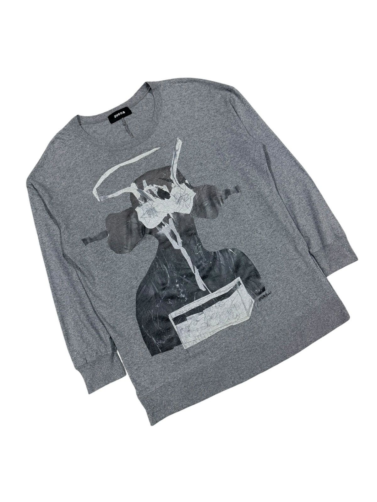 CABANE de ZUCCa Vtg🔥Zucca Artwork Masamitsu Pullover Creawneck Sweatshirt Size US M / EU 48-50 / 2 - 5 Thumbnail