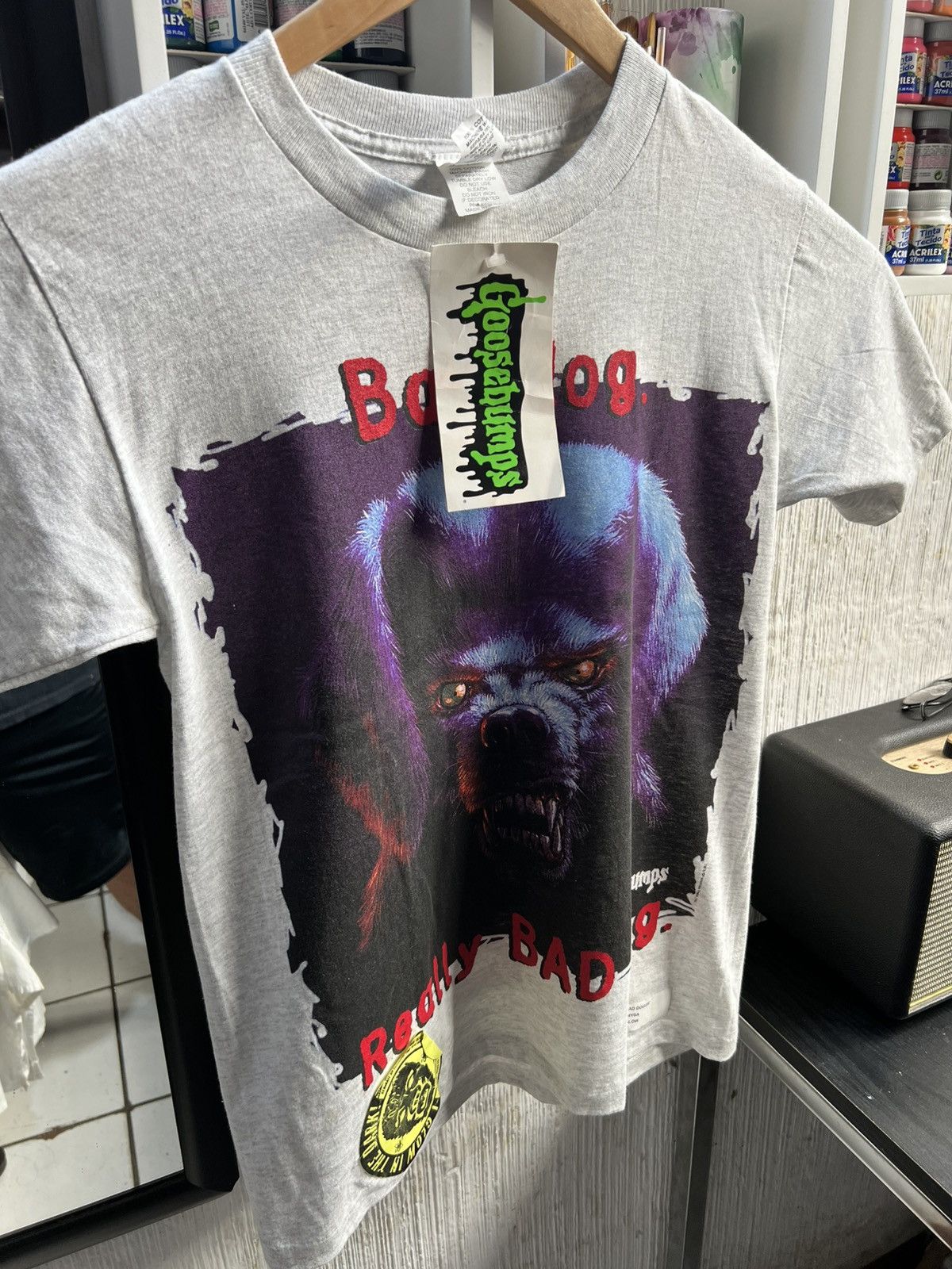 Vintage GOOSEBUMPS The Barking dog Ghost rare t shirt movies Size US S / EU 44-46 / 1 - 3 Thumbnail