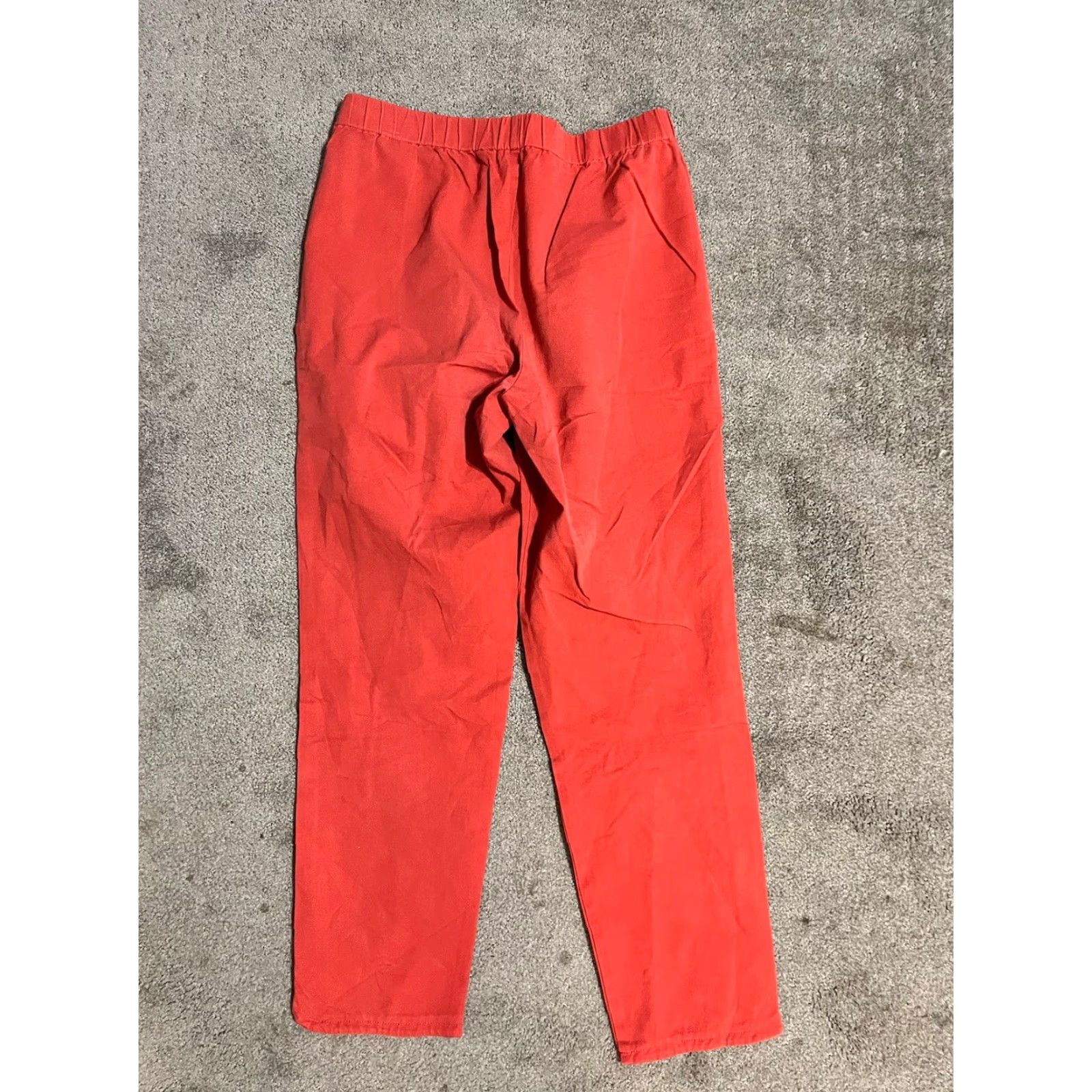 Vintage Isaac Mizrahi Live Pants Pull On Ankle Length Slim Leg 12 Orange Women Casual Size 34" / US 12 / IT 48 - 3 Thumbnail