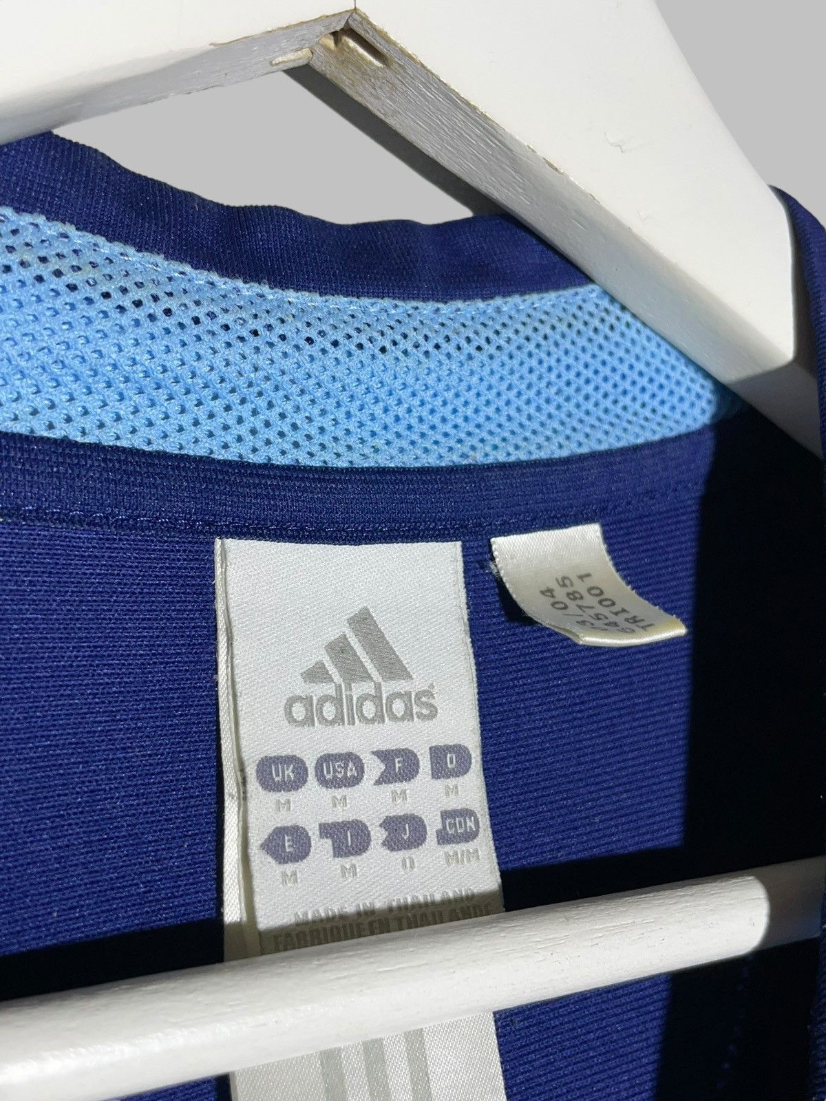Adidas × Vintage National Team Argentina Adidas 2004 Away Vintage Jersey Size US M / EU 48-50 / 2 - 14 Thumbnail
