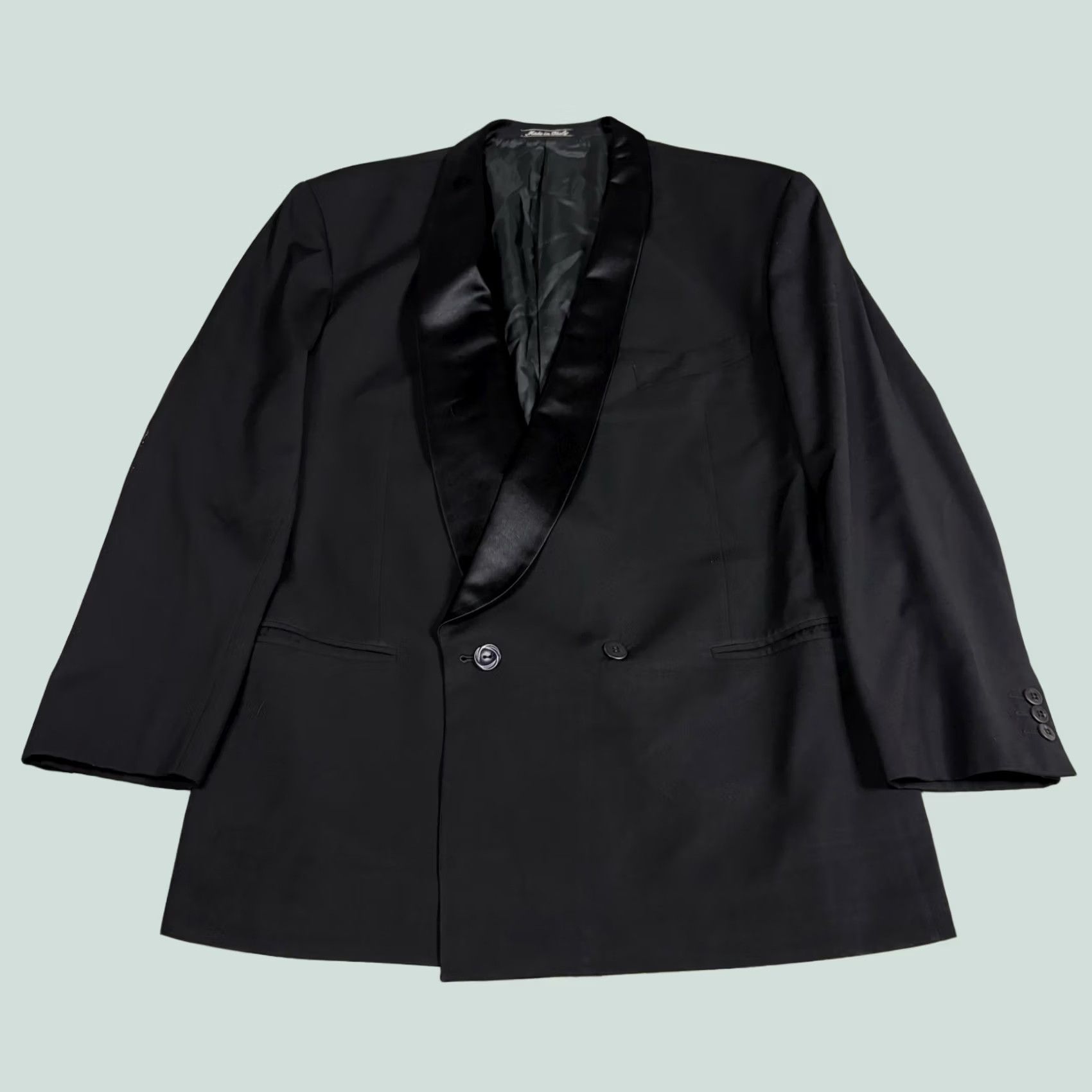 Giorgio Armani VINTAGE Giorgio Armani Tuxedo Jacket Mens 42R Black 