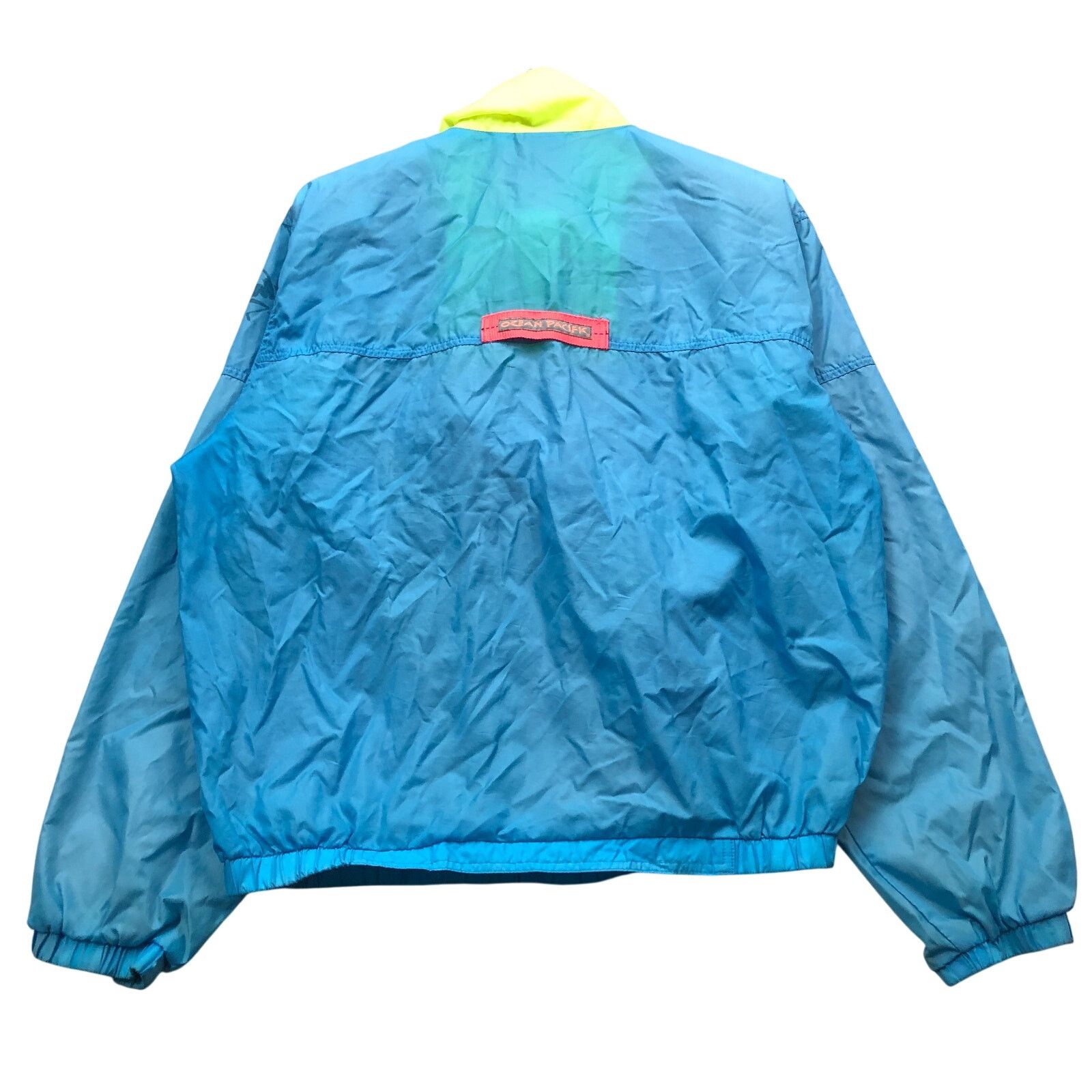 Ocean Pacific Vintage 80s OP Ocean Pacific Windbreaker Jacket Men M Blue Size US M / EU 48-50 / 2 - 2 Thumbnail