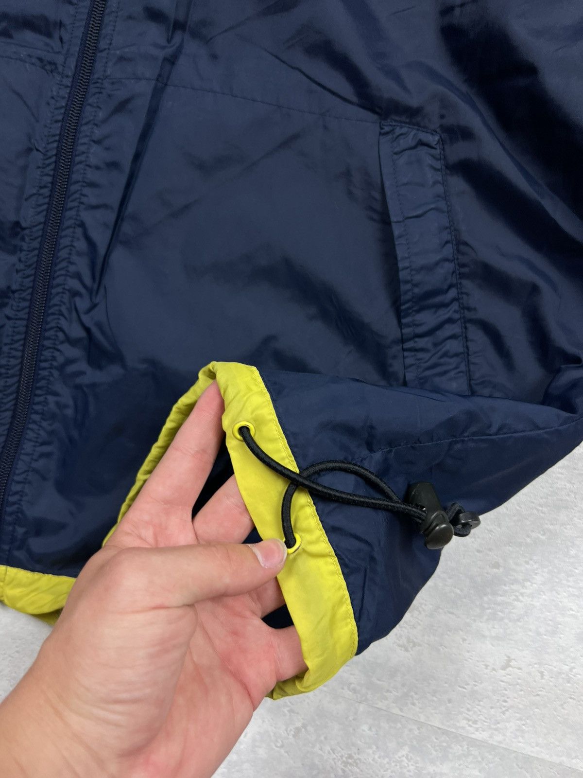 Nike 90s Nike Double Logo Vintage Y2K Oversized Nylon Jacket Size US L / EU 52-54 / 3 - 6 Thumbnail