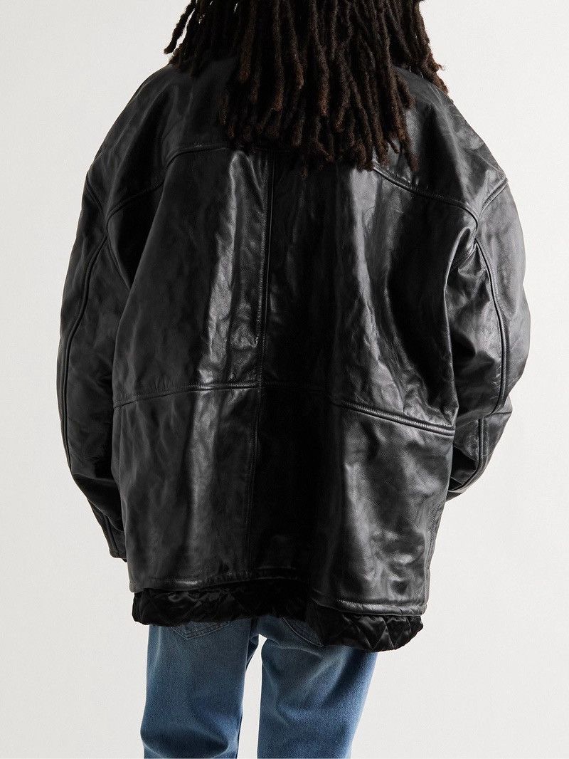 Balenciaga Balenciaga Oversized Padded Leather Jacket Size US M / EU 48-50 / 2 - 6 Thumbnail