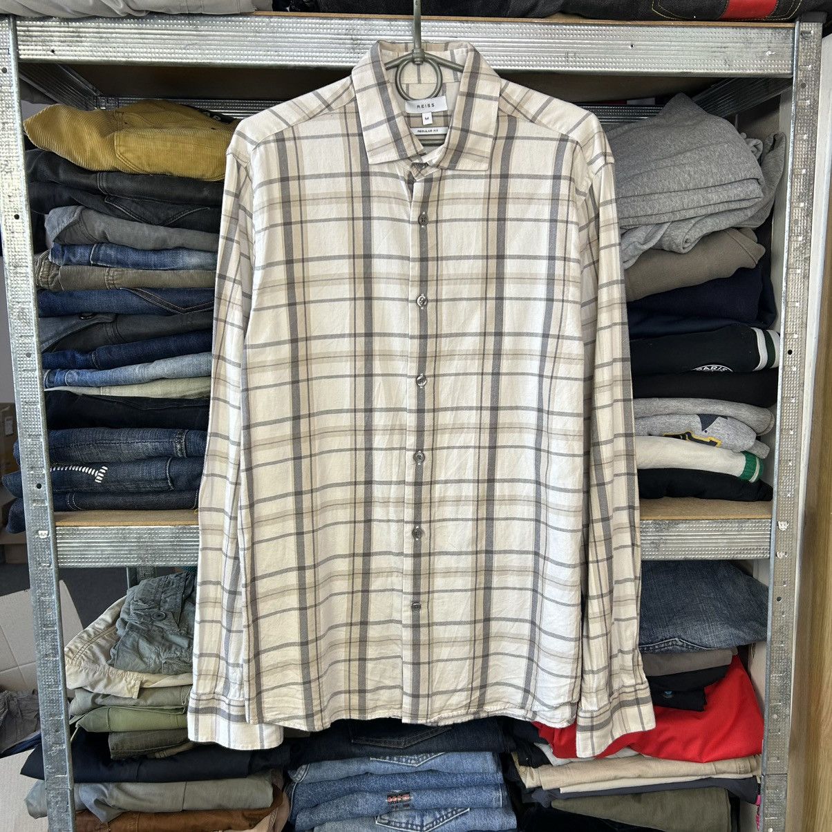 Reiss Designer Reiss Basic Streetwear button up shirt size M Size US M / EU 48-50 / 2 - 1 Thumbnail