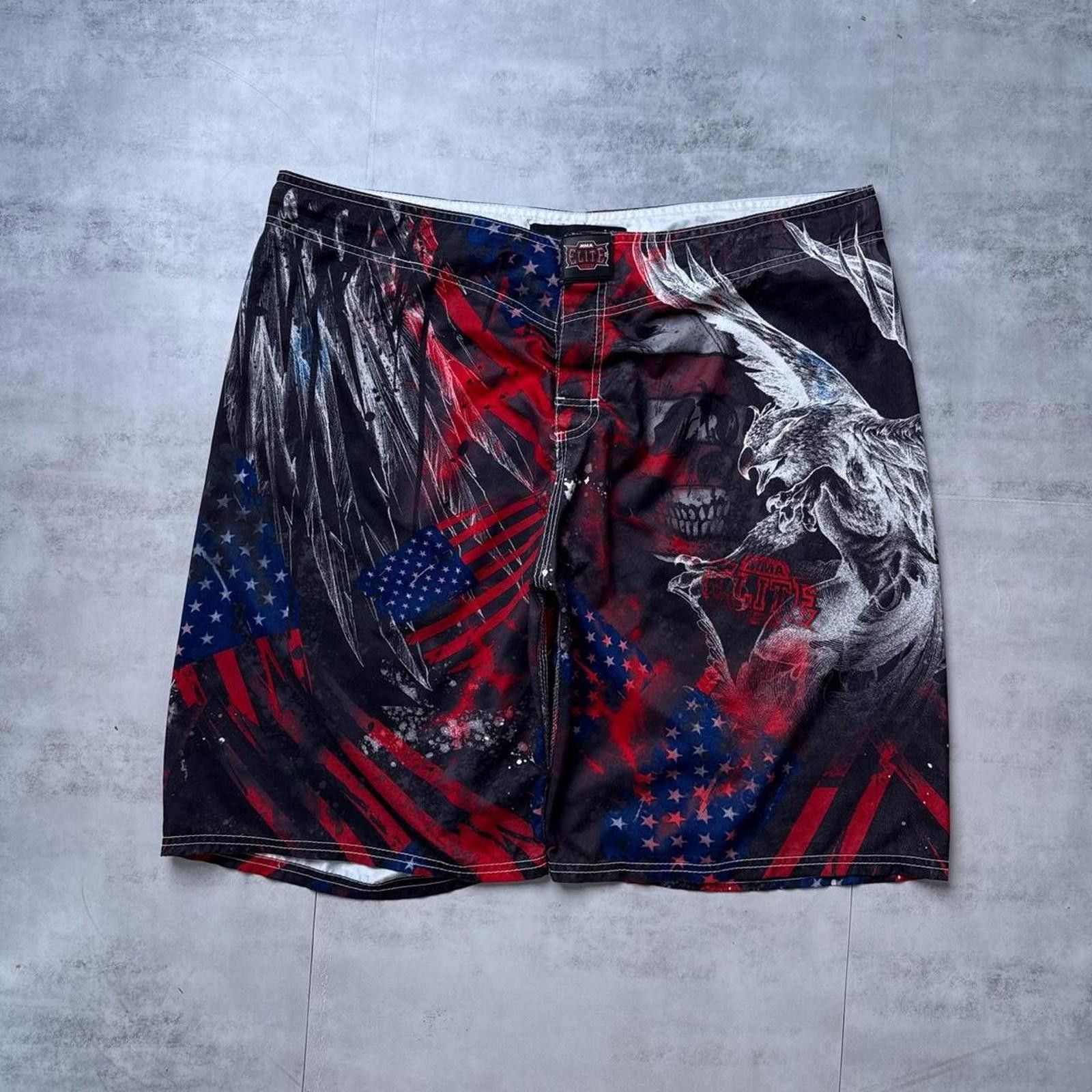 Other Y2K MMA Elite 00s Grunge Board Shorts Size US 36 / EU 52 - 1 Thumbnail