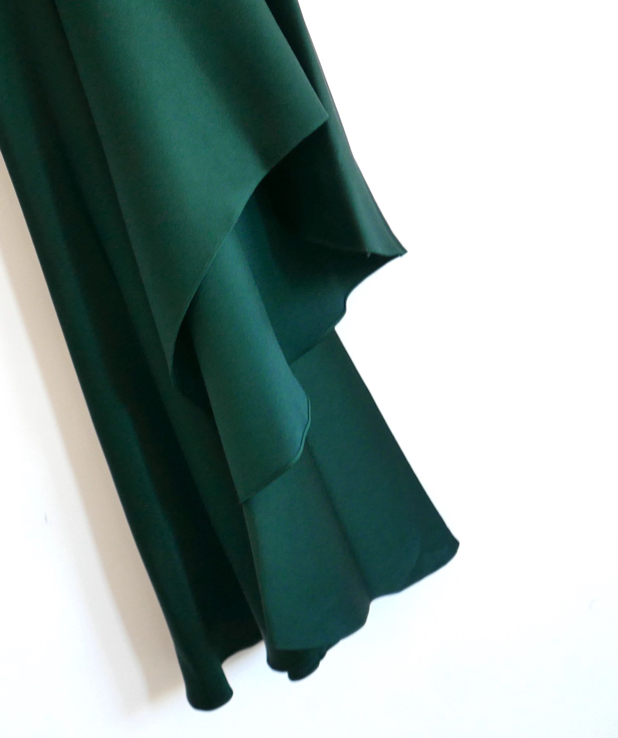 Haider Ackermann Haider Ackerman Fall 2017 Green Satin Long Sleeve Bias Dress Size XS / US 0-2 / IT 36-38 - 7 Thumbnail