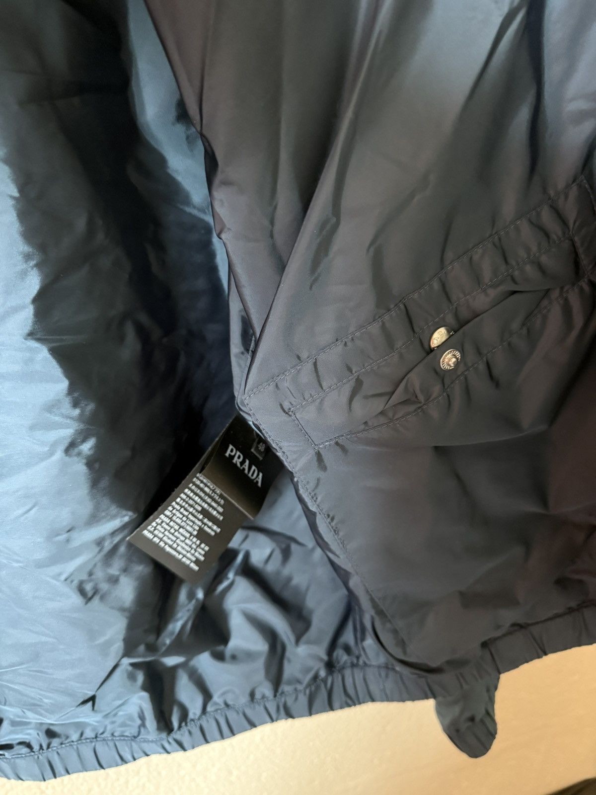 Prada Prada Nylon Hooded Windbreaker blue Size US M / EU 48-50 / 2 - 6 Thumbnail