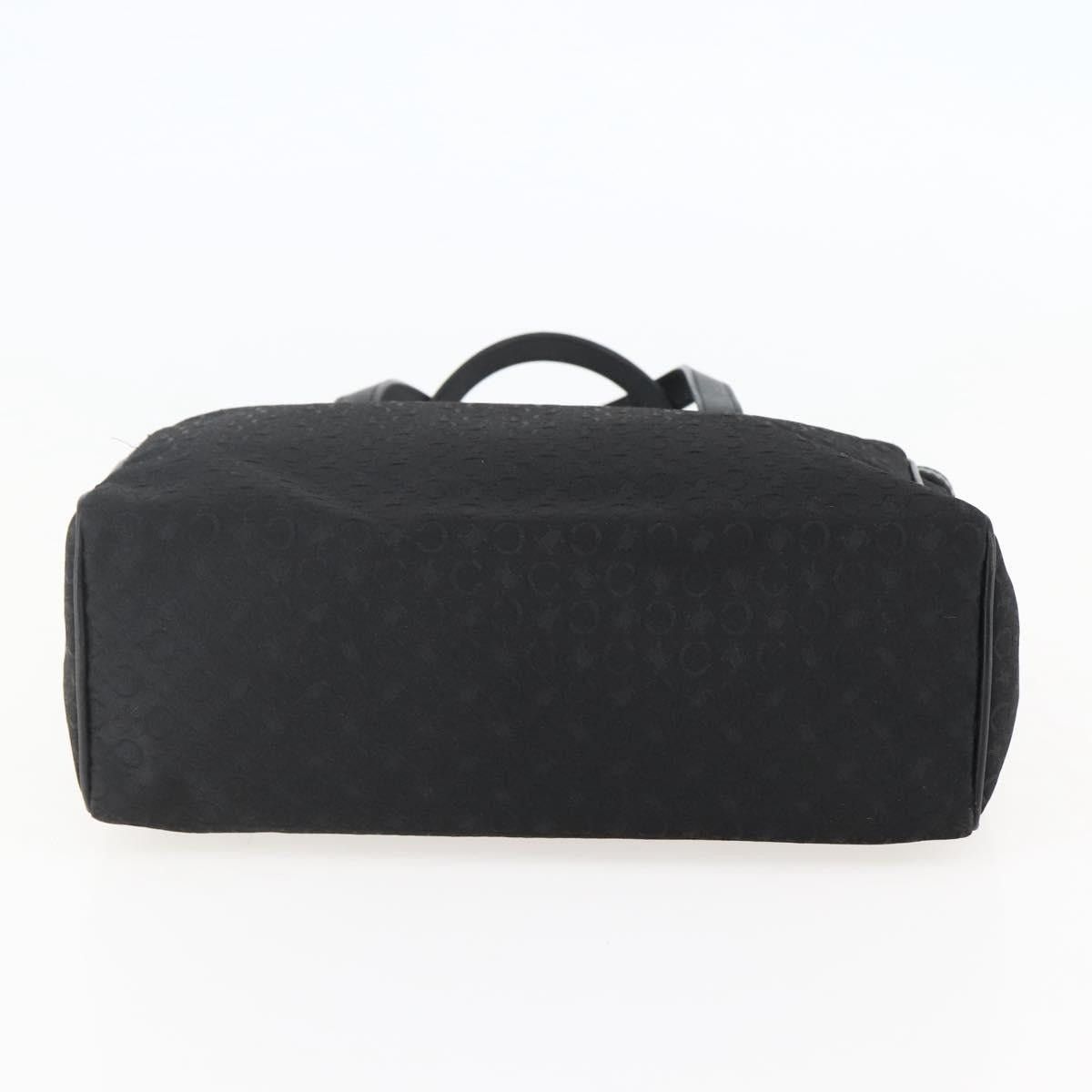 Celine CELINE C Macadam Canvas Hand Bag Black Silver Size ONE SIZE - 9 Thumbnail