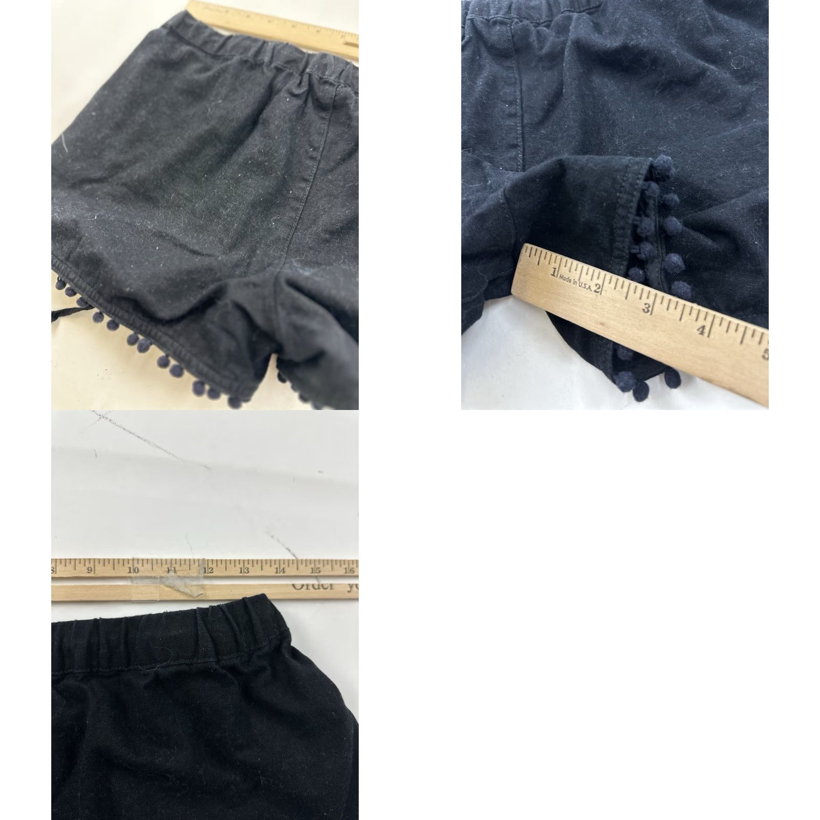 J.Crew J.Crew Shorts Women’s XS Black Tasseled Elastic Waist Boho Shirt? Size 26" / US 2 / IT 38 - 8 Thumbnail