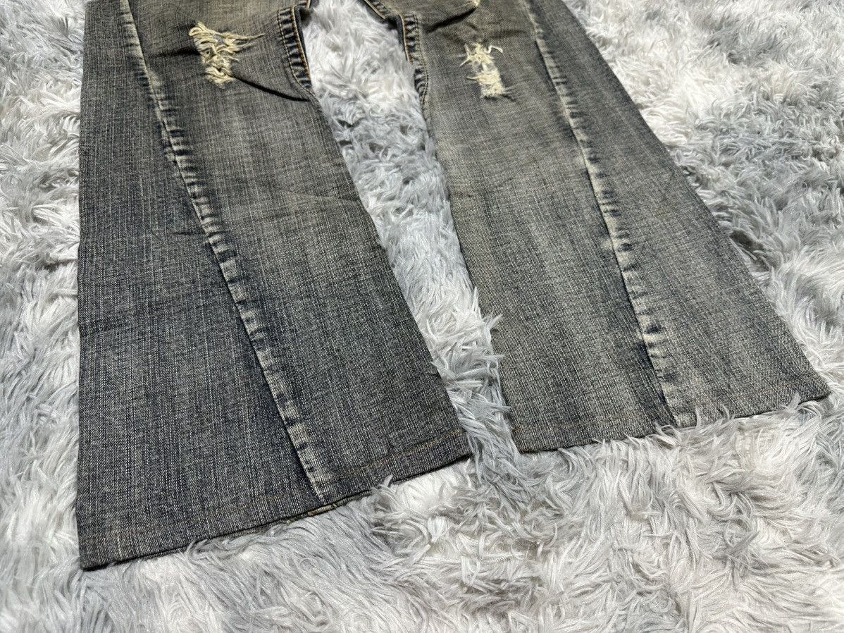 semanticdesign 🔥Sick Y2K Semantic Design Flared Denim Snakeskin Pocket Size US 30 / EU 46 - 3 Thumbnail
