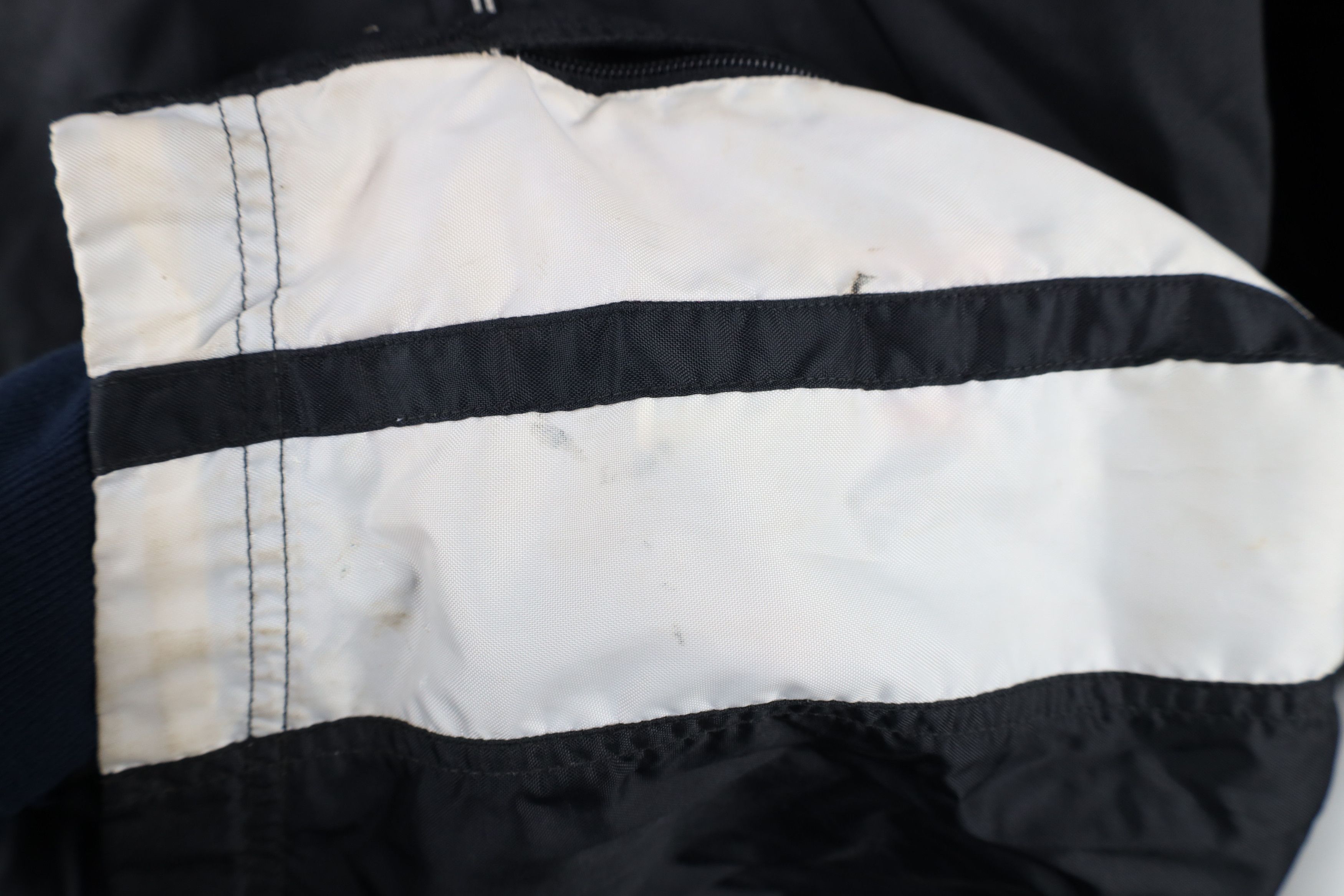 Nike × Vintage Vintage 90s Nike Scott Mini Swoosh Hooded Anorak Jacket Size US XXL / EU 58 / 5 - 5 Thumbnail