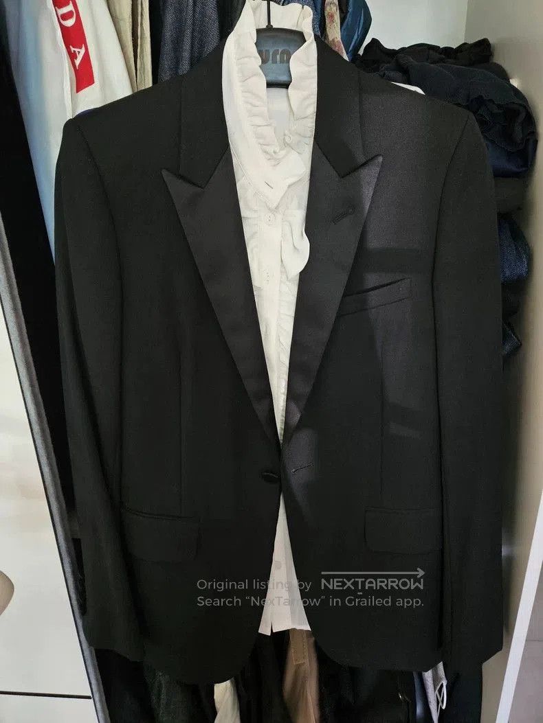 Yves Saint Laurent Saint Laurent Black Smoking Jacket. Size US S / EU 44-46 / 1 - 1 Thumbnail