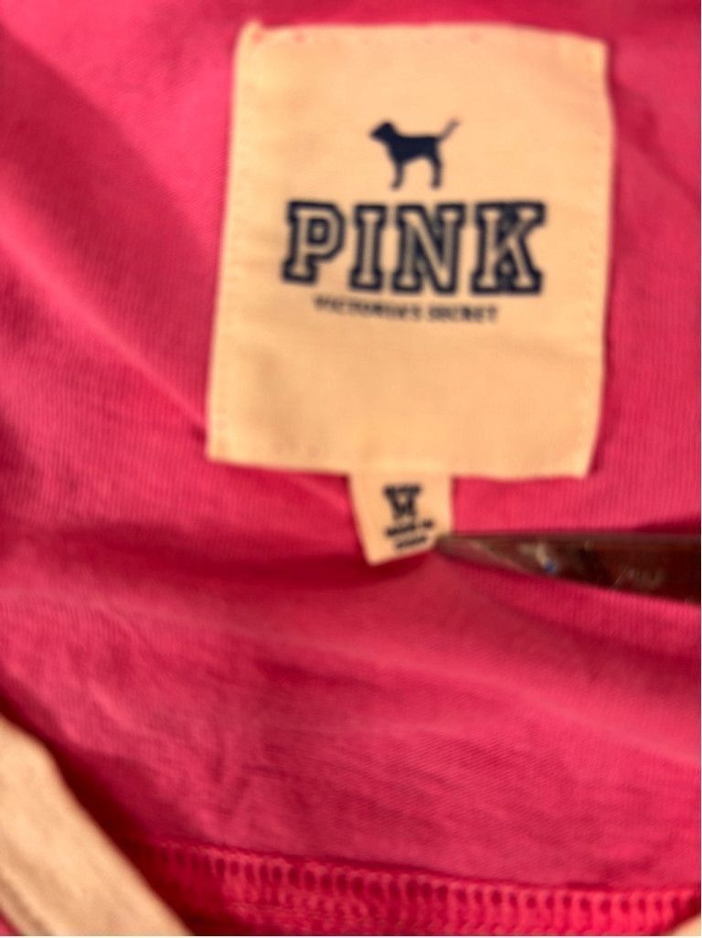 Pink Women's PINK V-neck T-Shirt, Size M, Pink Size L / US 10 / IT 46 - 9 Thumbnail