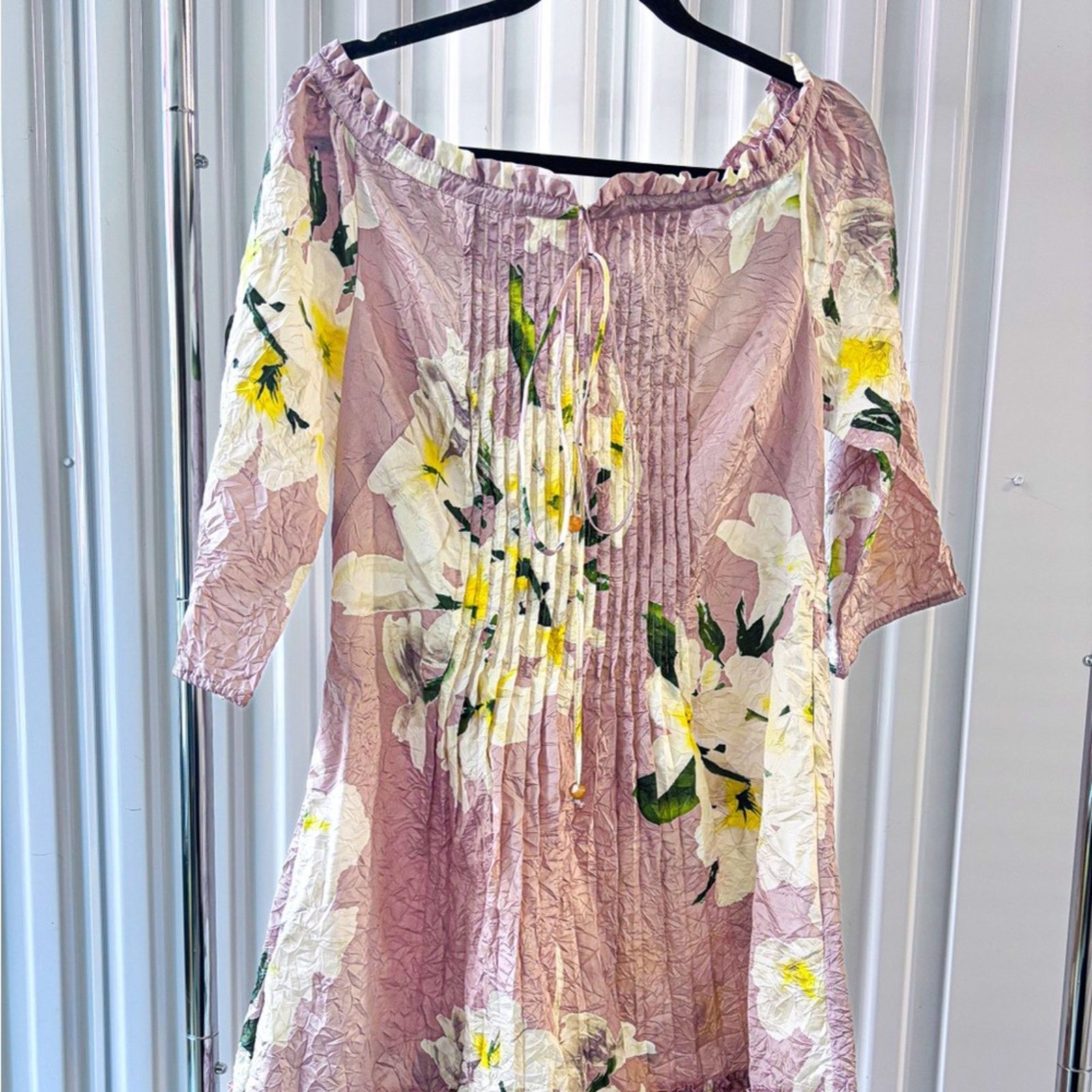 Blumarine NWT Blumarine Textured Floral Top Women's Size M Size M / US 6-8 / IT 42-44 - 1 Thumbnail