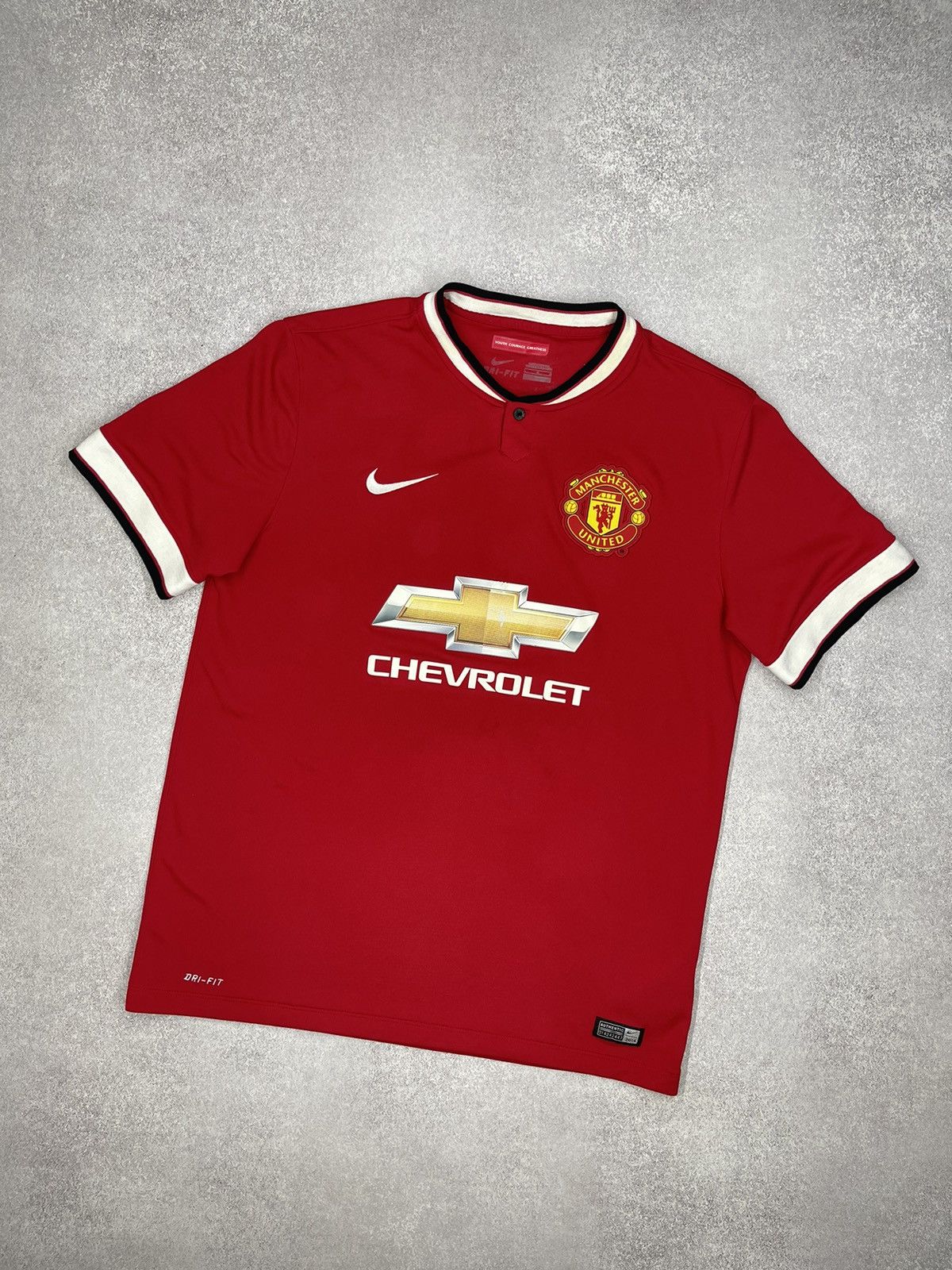 Nike Mens Nike Manchester United Jersey 2014 Red Football Soccer Size US L / EU 52-54 / 3 - 1 Thumbnail