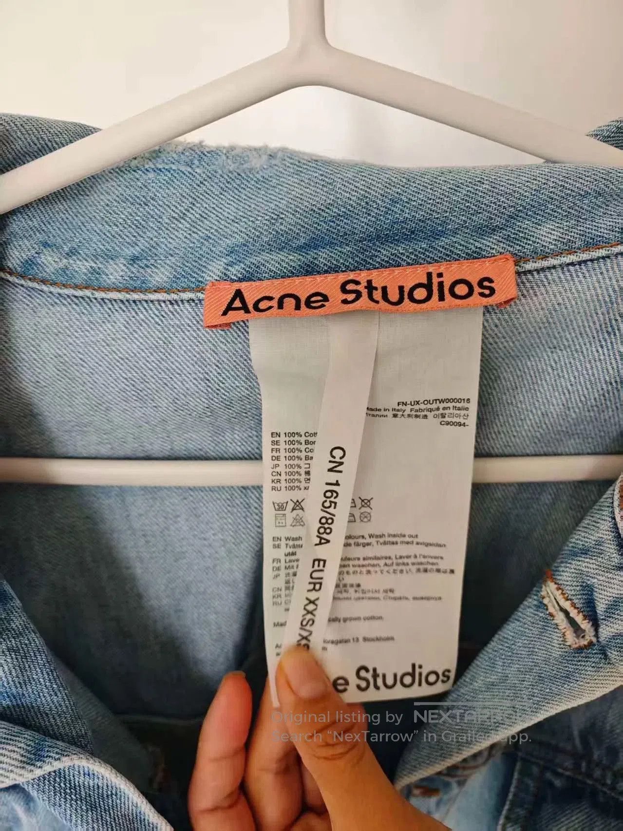 Acne Studios Acne Studios Denim Jacket. Size US XS / EU 42 / 0 - 3 Thumbnail