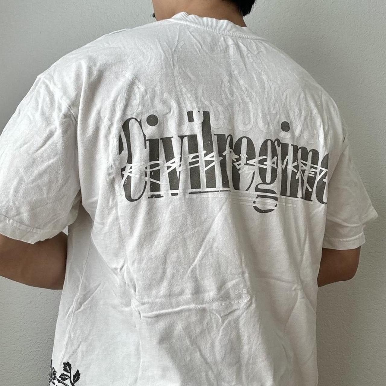 Civil Regime Civil Regime Grim Reaper Graphics White Tee Shirts Size US L / EU 52-54 / 3 - 5 Thumbnail