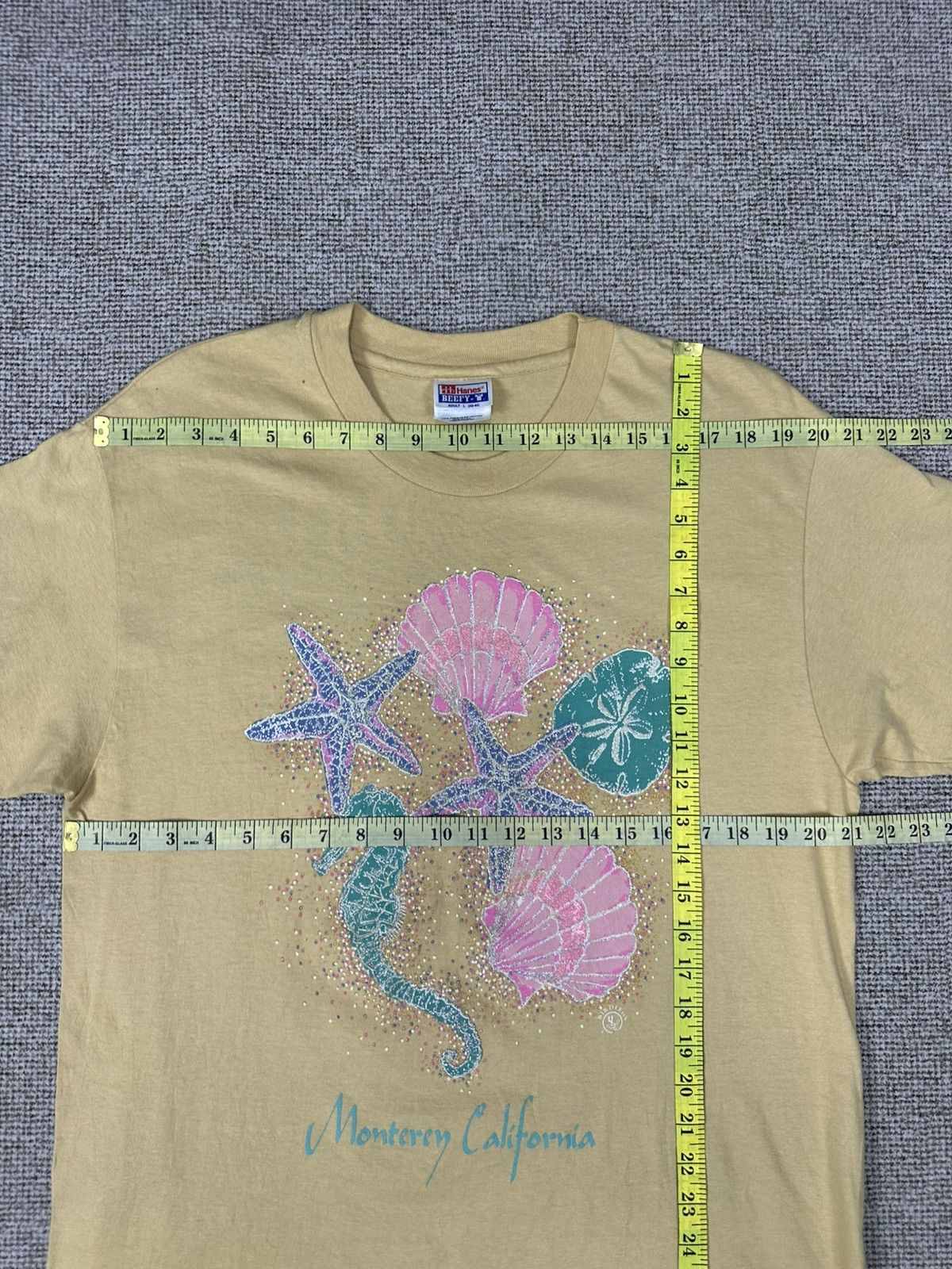Vintage Vintage Hanes Monterey California Tshirt A989 Size US L / EU 52-54 / 3 - 7 Thumbnail