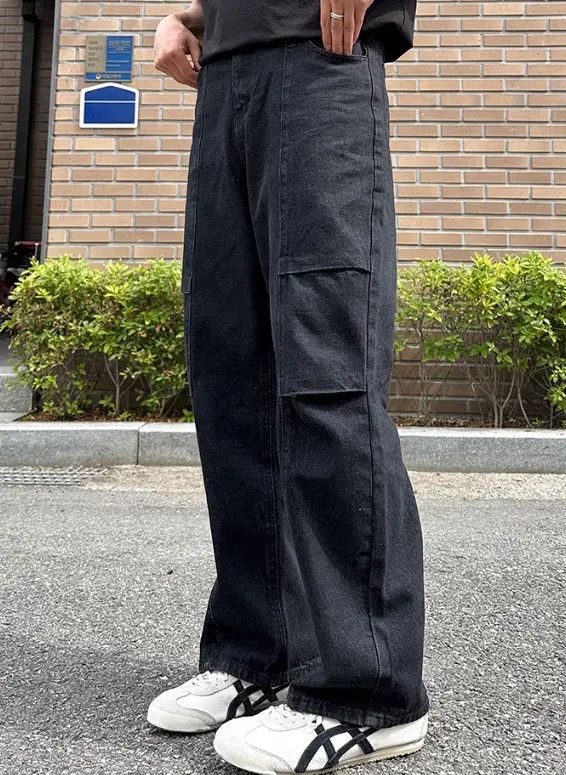 Japanese Brand Haseki x Fuka Vintage Washed Loose Workwear Straight Jeans Size US 32 / EU 48 - 5 Thumbnail