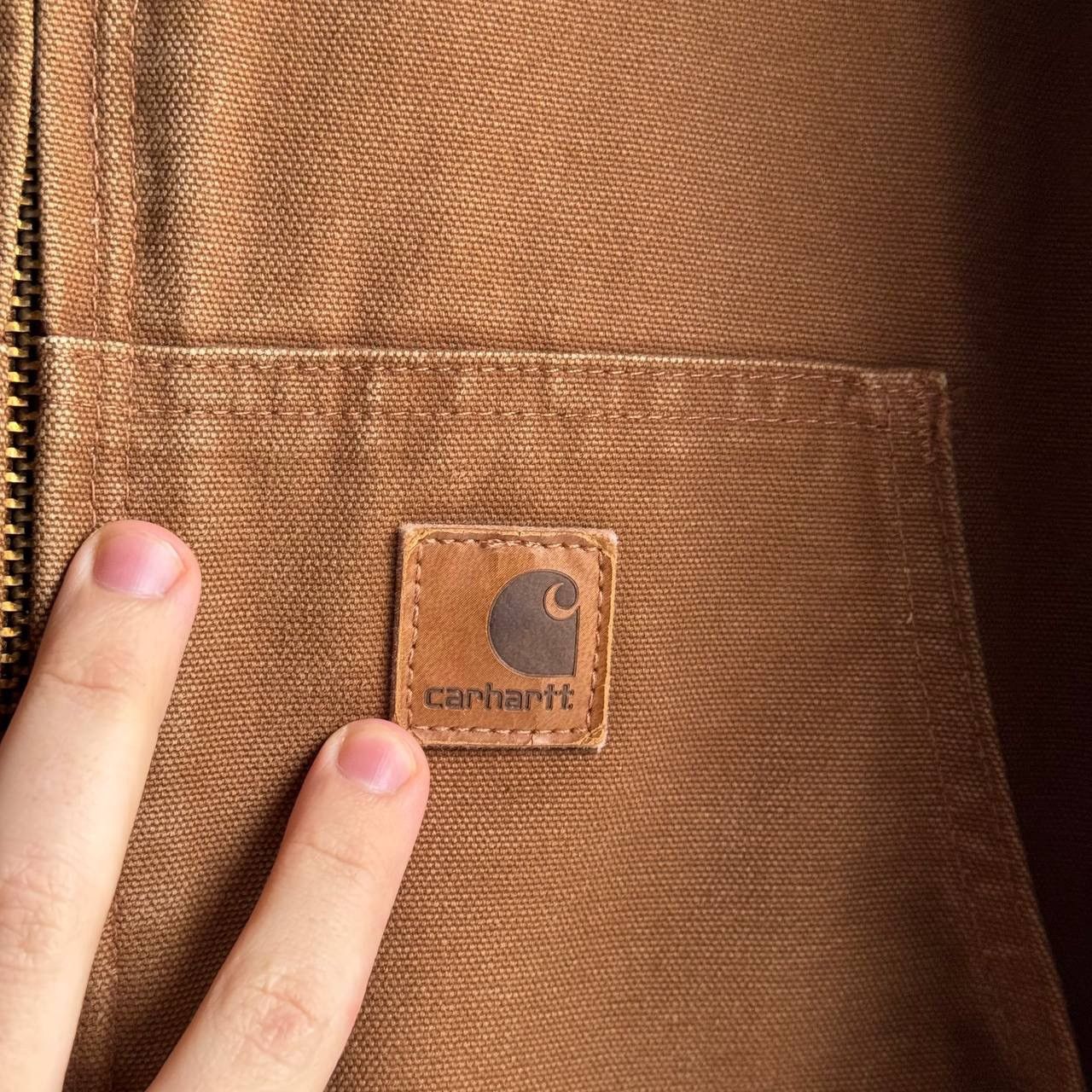 Carhartt CARHARTT VINTAGE ACTIVE JACKET FADED WORK ZIP HOODED JACKET Size US XL / EU 56 / 4 - 7 Thumbnail