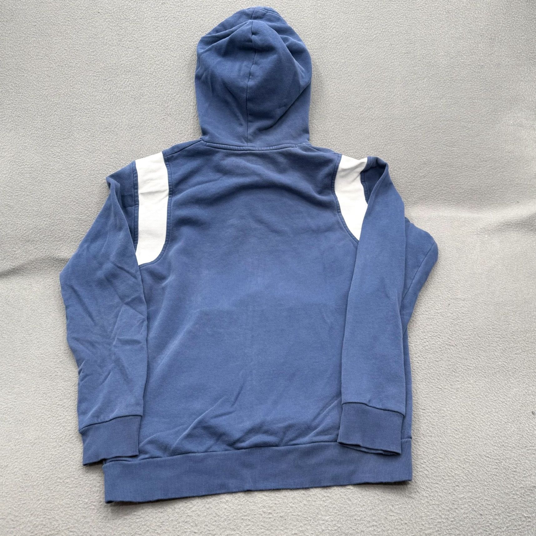 Under Armour Under Armour Hoodie Mens Small Blue Pullover Fleece Patch Logo Shoulder Panels Crew Neck Pocket Size US S / EU 44-46 / 1 - 2 Thumbnail