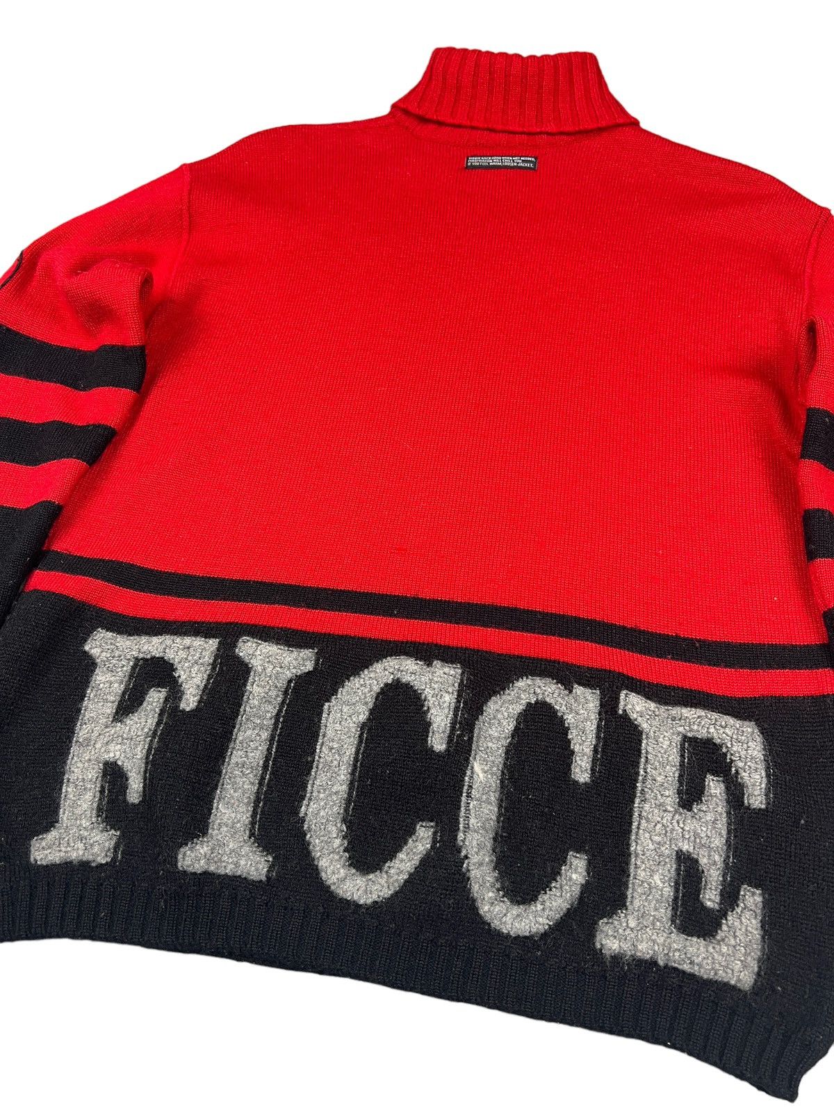 Yoshiyuki Konishi Ficce By Yoshiyuki Konishi ‘Devil Pitchfork” Knit Sweater Size US M / EU 48-50 / 2 - 8 Thumbnail