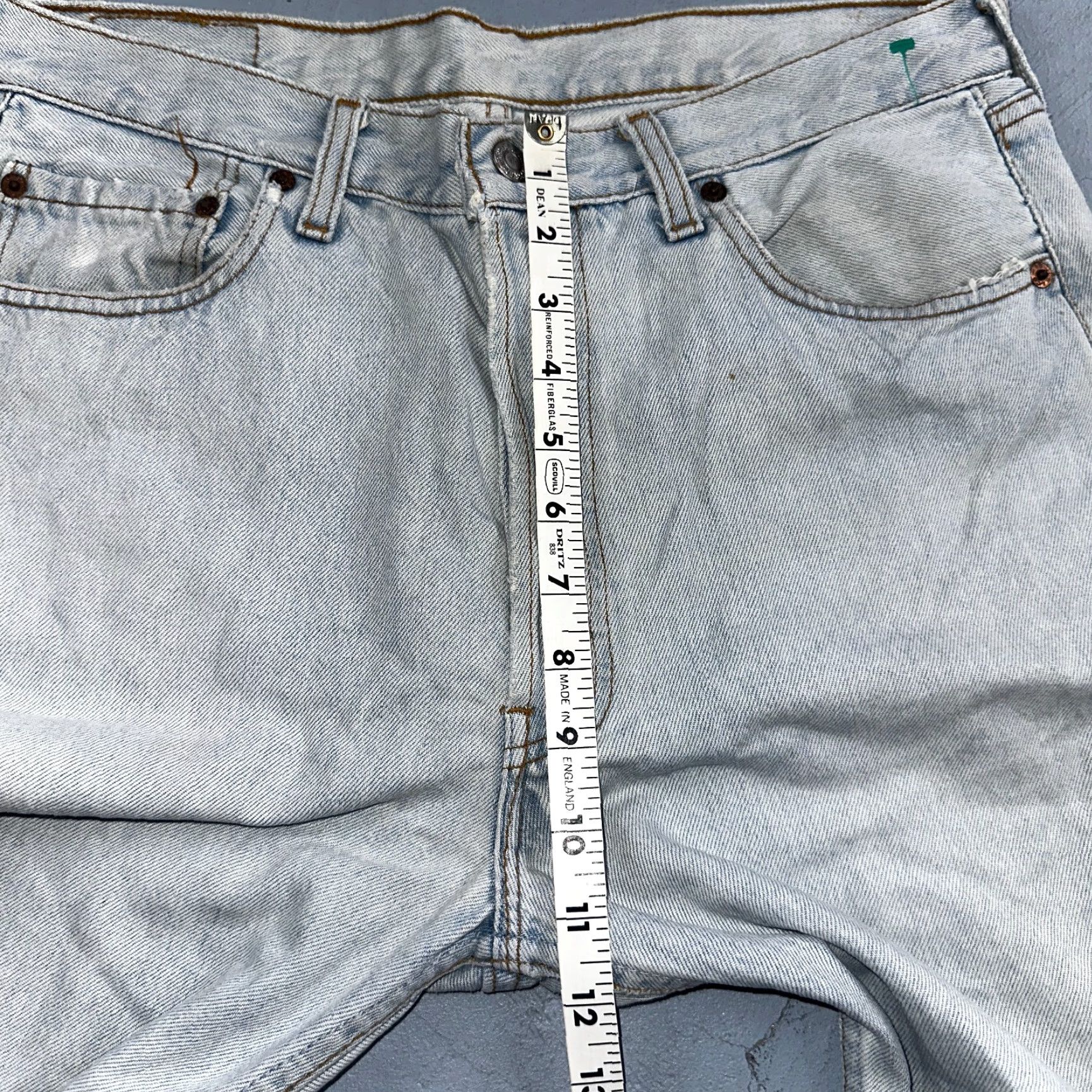 Levi's VINTAGE Levi's 501 Jeans Men 34 Blue Light Wash 90s Straight Leg Cotton Denim Size US 34 / EU 50 - 6 Thumbnail