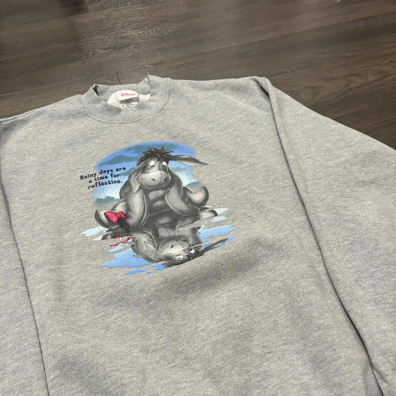 Disney Vintage Eeyore Rainy Days Crewneck Sweatshirt 00s M Size US M / EU 48-50 / 2 - 2 Thumbnail