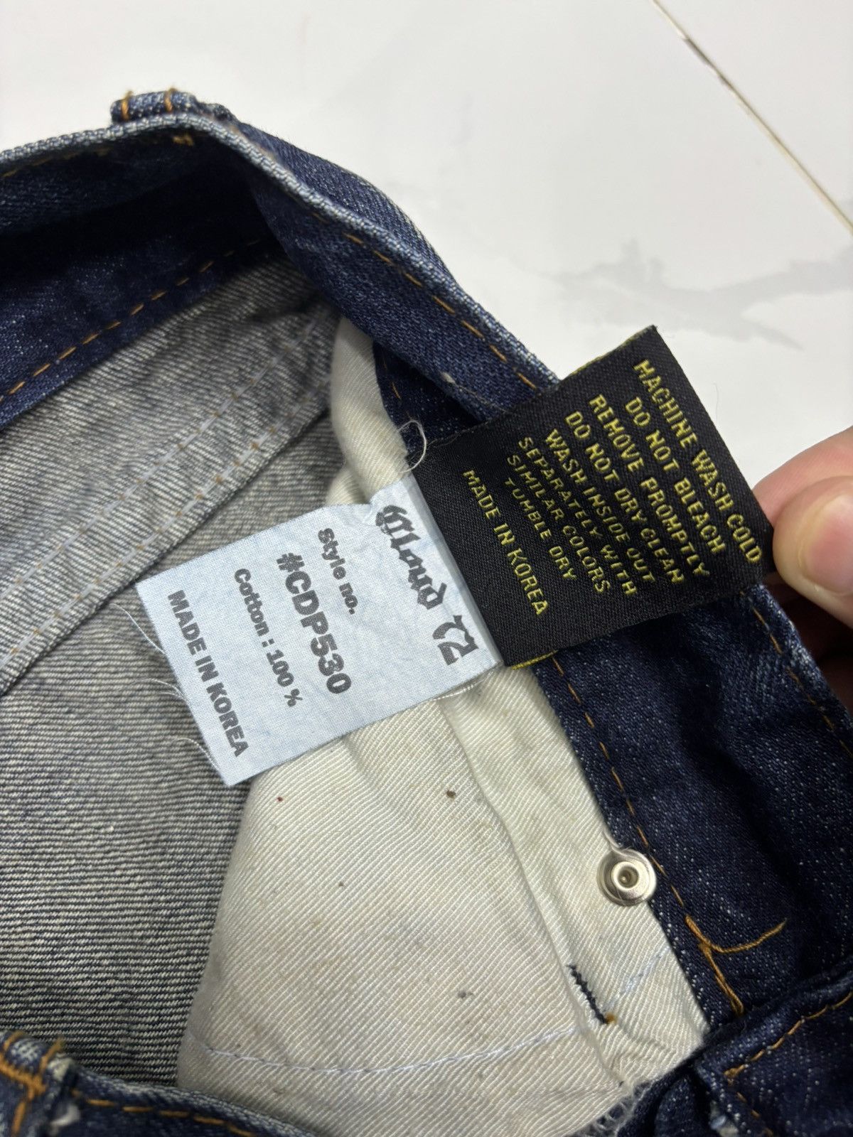 Number (N)ine Vintage Skulls Cross Patches Number Nine Style Denim Jeans Size US 29 - 11 Thumbnail