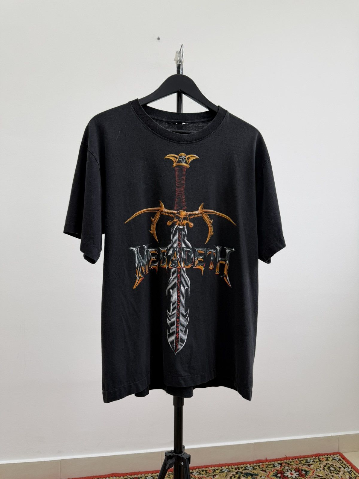 Band Tees VINTAGE MEGADETH 1997 mega tess band t-shirt traviss scott Size US M / EU 48-50 / 2 - 2 Thumbnail