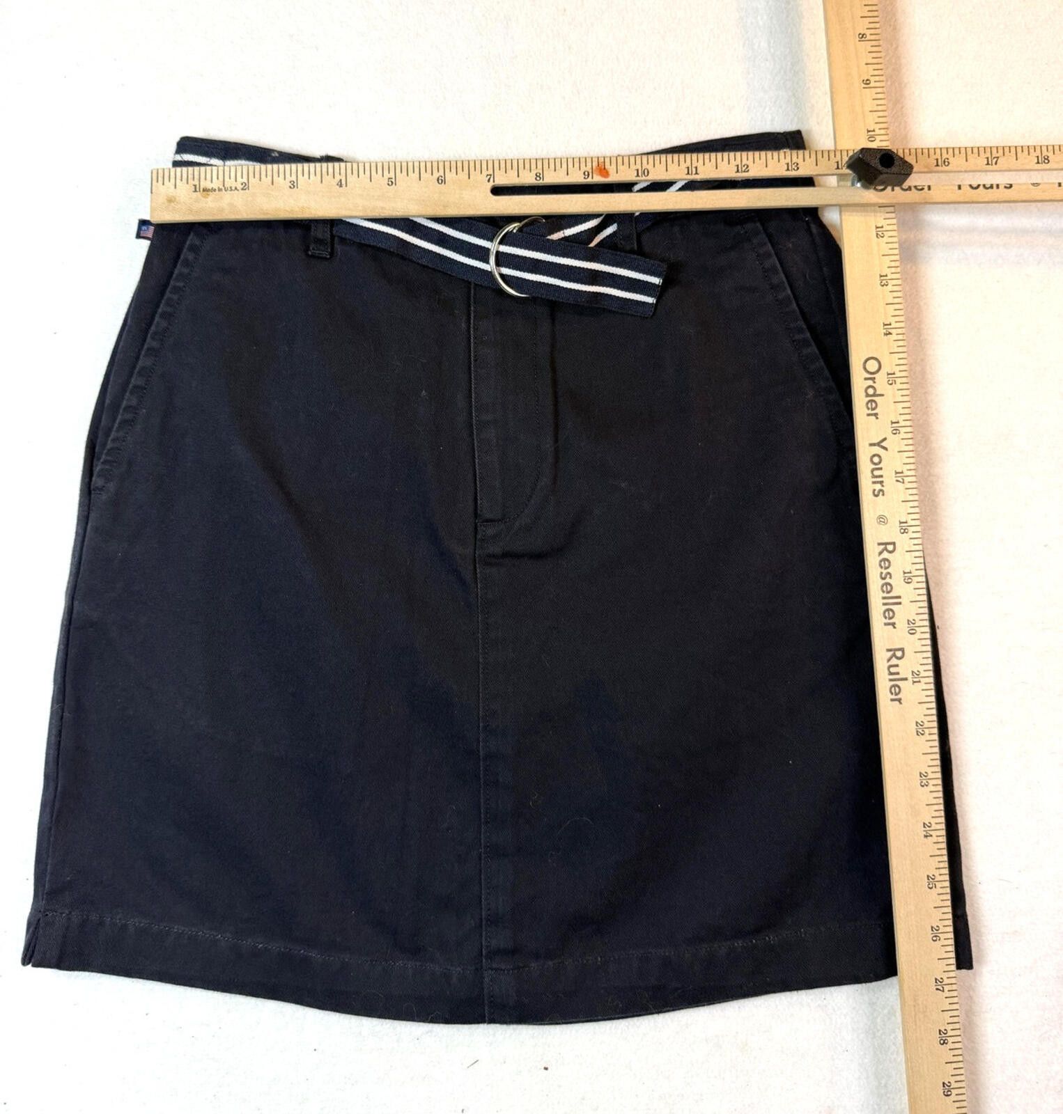 Polo Ralph Lauren Vintage Ralph Lauren Polo Skirt Womens 2 Navy Belted A-Line Size 26" / US 2 / IT 38 - 5 Thumbnail