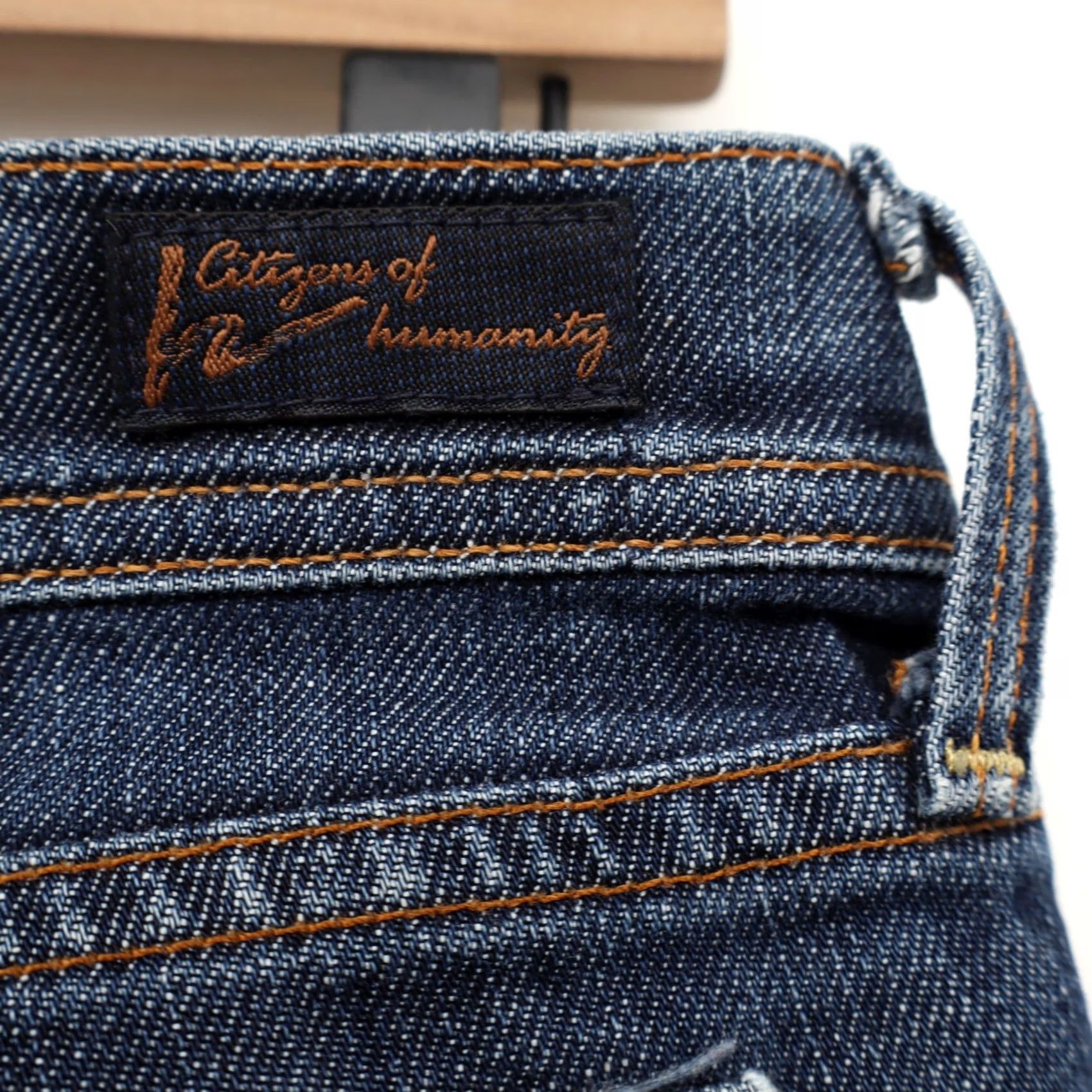 Citizens Of Humanity Citizens of Humanity Jeans Flared 29 Regular Blue Cotton Elastane 5-Pocket Rise 7" Inseam 27.5" Vintage No Women XS-XL? (Oops) Size ONE SIZE - 6 Thumbnail