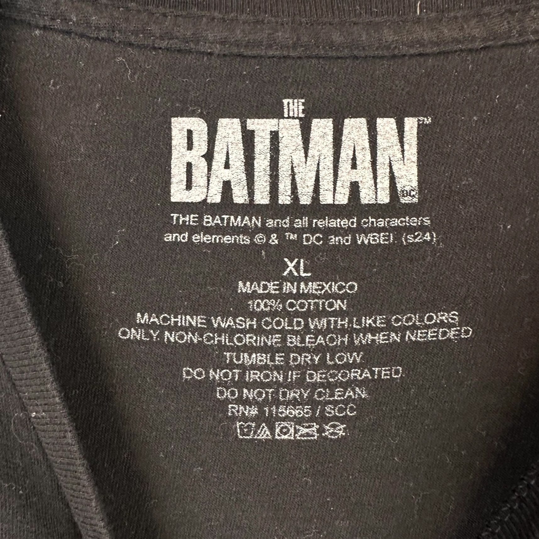 Vintage Batman Shirt Mens XL Black Graphic Tee DC Comics Gotham Batmobile Size US XL / EU 56 / 4 - 5 Thumbnail