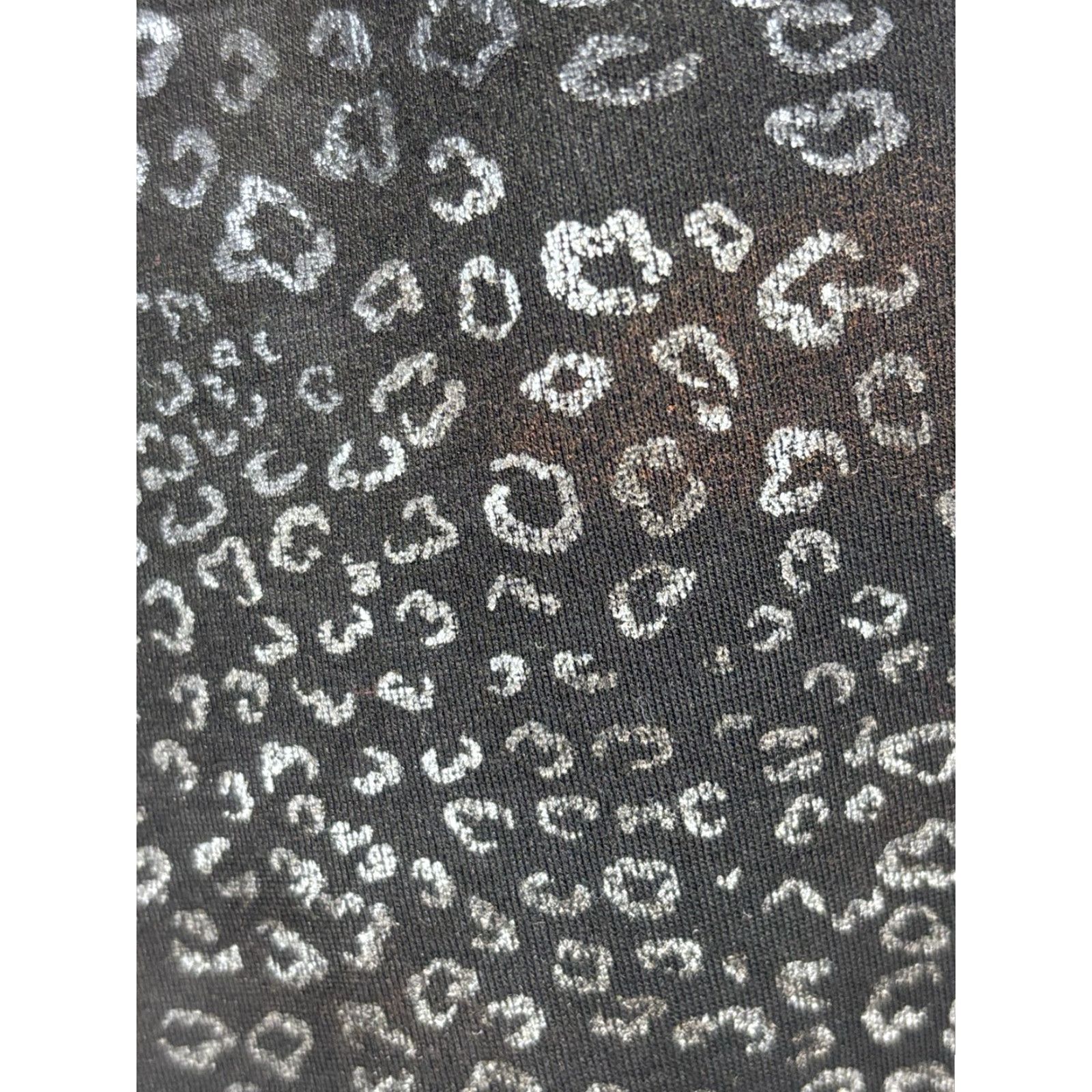 Soft Surroundings Soft Surroundings Pants Women 1X Black Animal Print Stretch Pull-On Ankle Womens Size 40" / US 18 - 5 Thumbnail