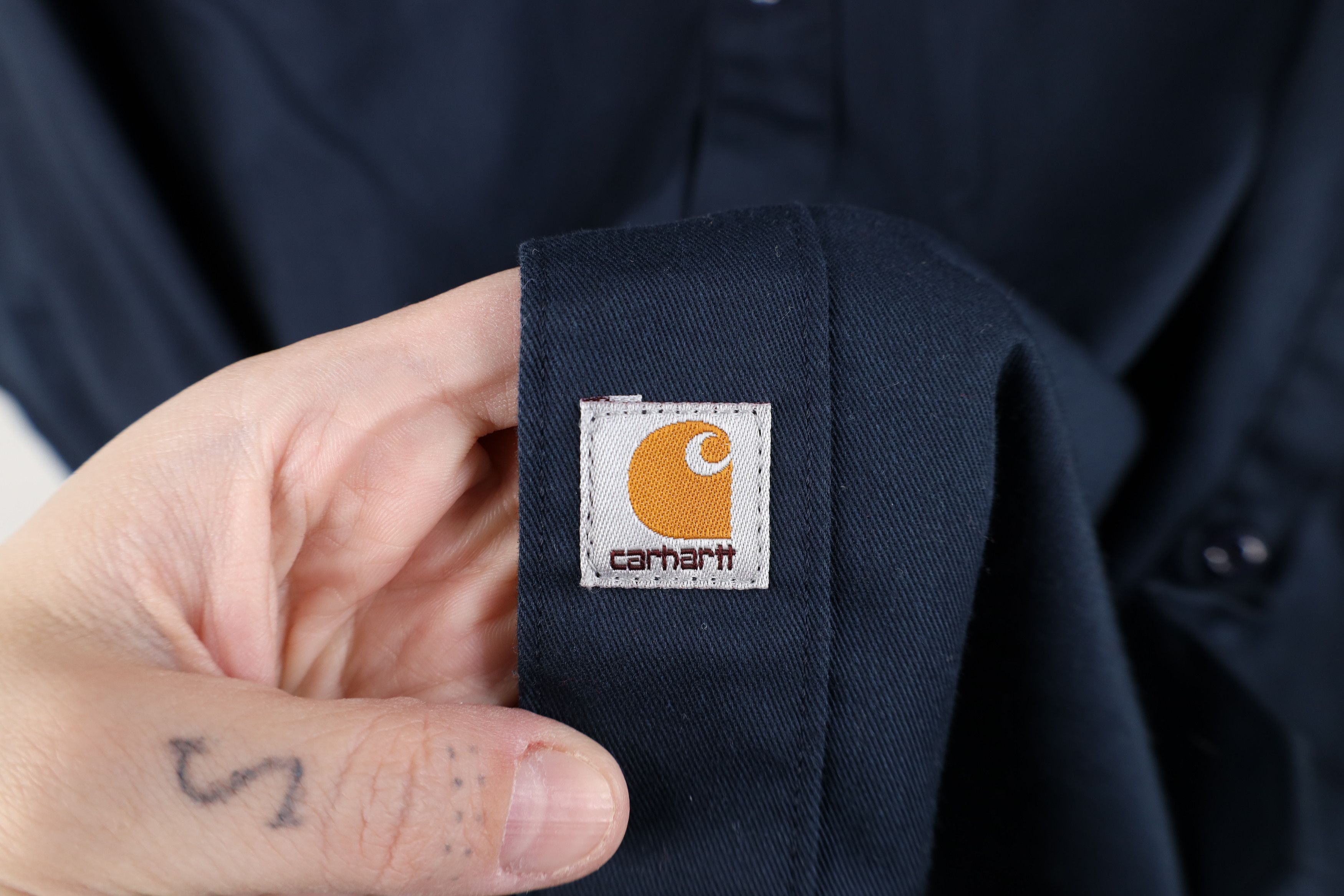 Carhartt Vintage Carhartt Heavyweight Collared Button Shirt Blue Size US L / EU 52-54 / 3 - 4 Thumbnail