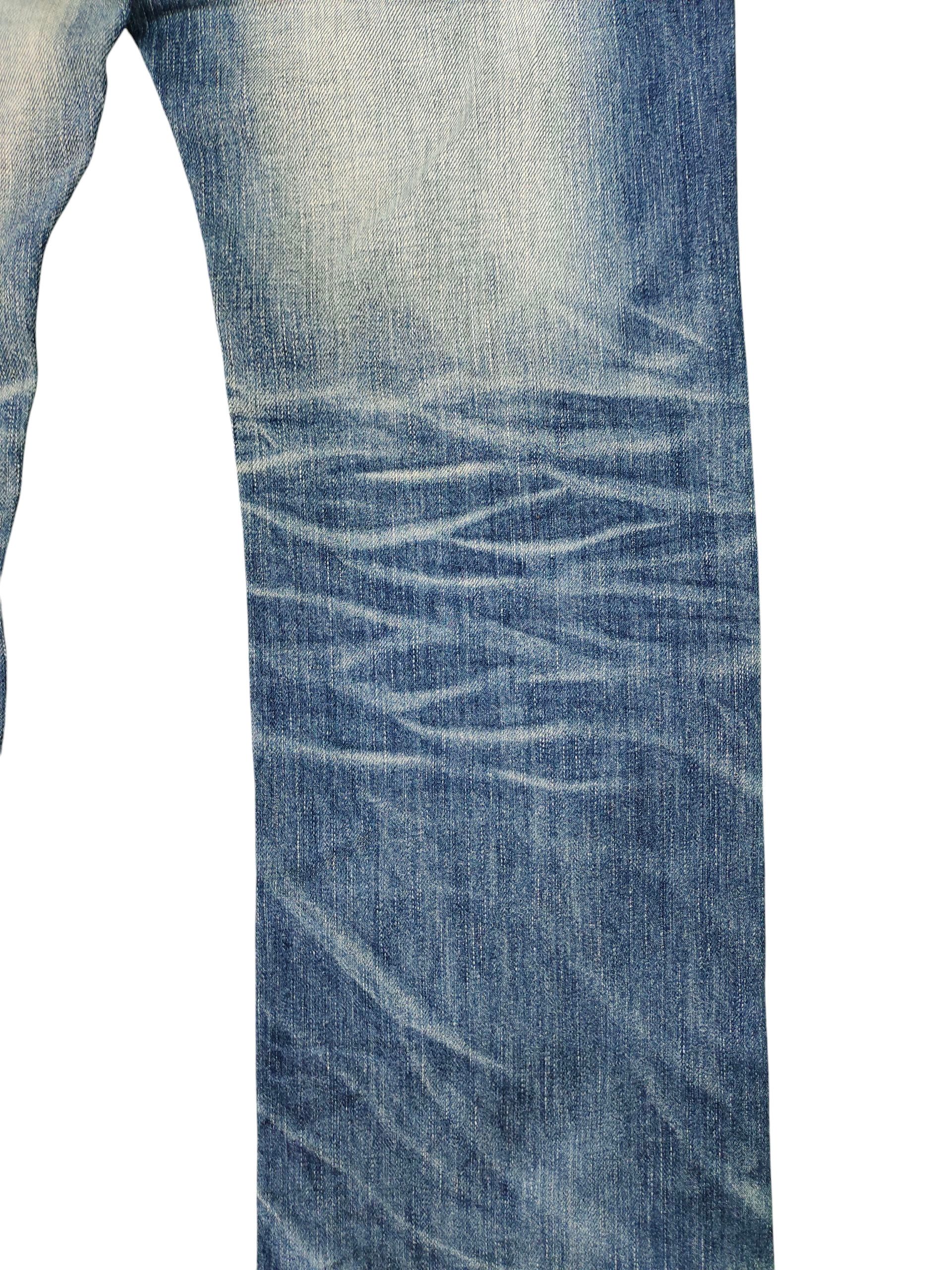 Number (N)ine × Undercover Yoshitomo Nara Lolita Clawmark Distress Denim Jeans Size US 30 / EU 46 - 3 Thumbnail