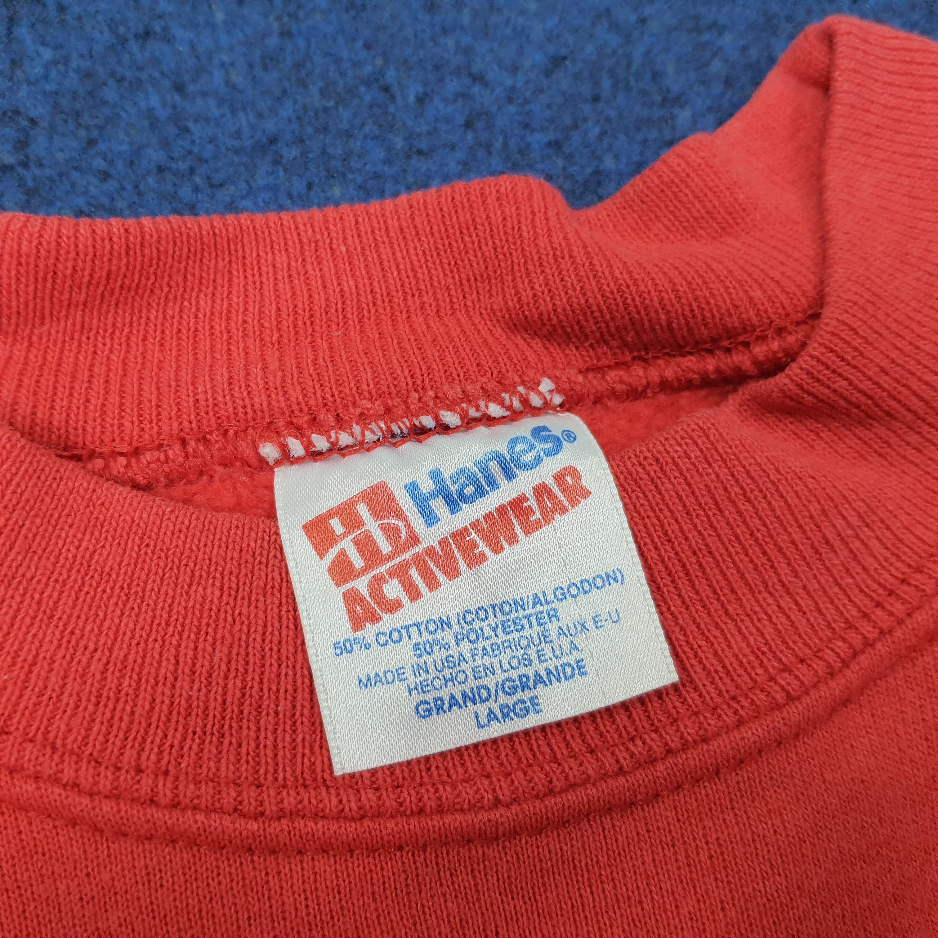 Hanes Vintage NBA Chicago Bulls Basket Ball Sweatshirt C260N17 Size US M / EU 48-50 / 2 - 5 Thumbnail