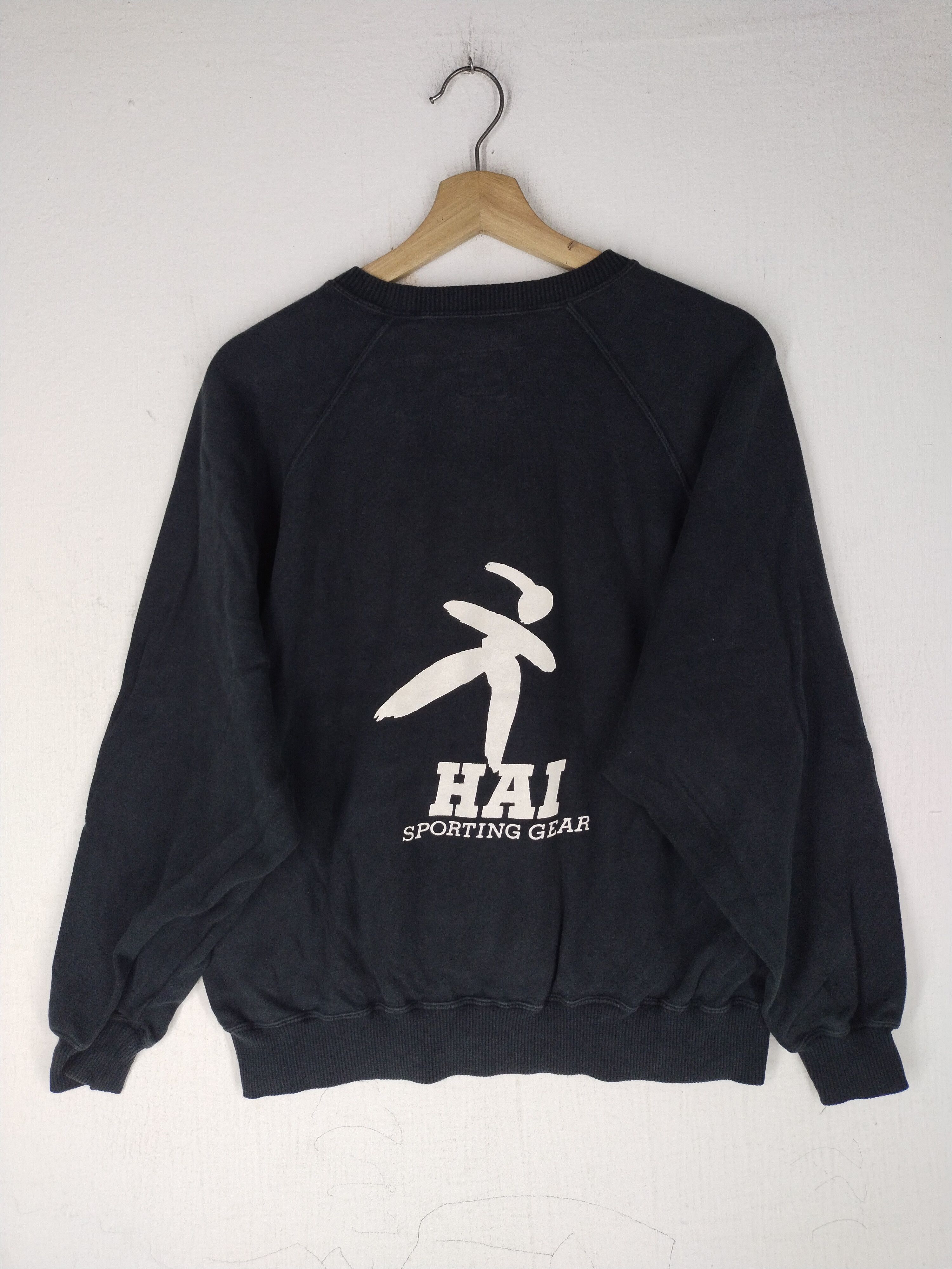 Pre-owned Issey Miyake Vintage  Hai Sporting Gear Sweatshirt In Black