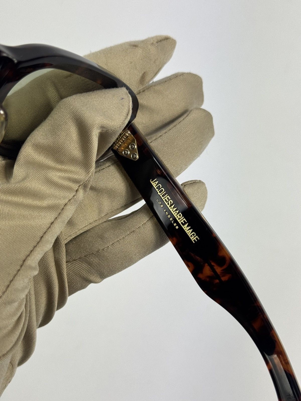 Jacques Marie Mage UMIT BENAN HULYA OVAL FRAME ACETATE SUNGLASSES 70/150 Size 32 - 8 Thumbnail